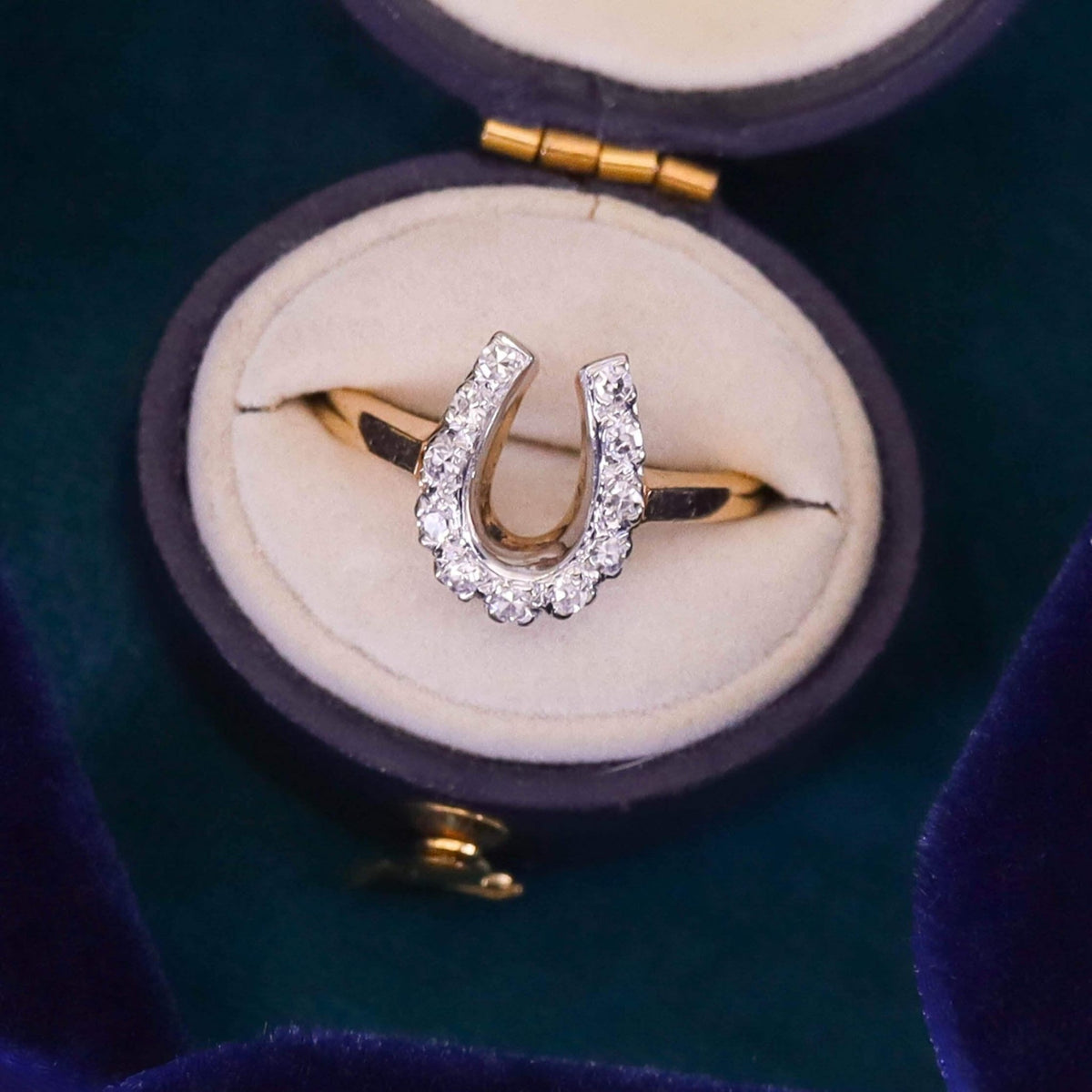 Vintage Horseshoe Ring of 14k Gold - Trademark Antiques