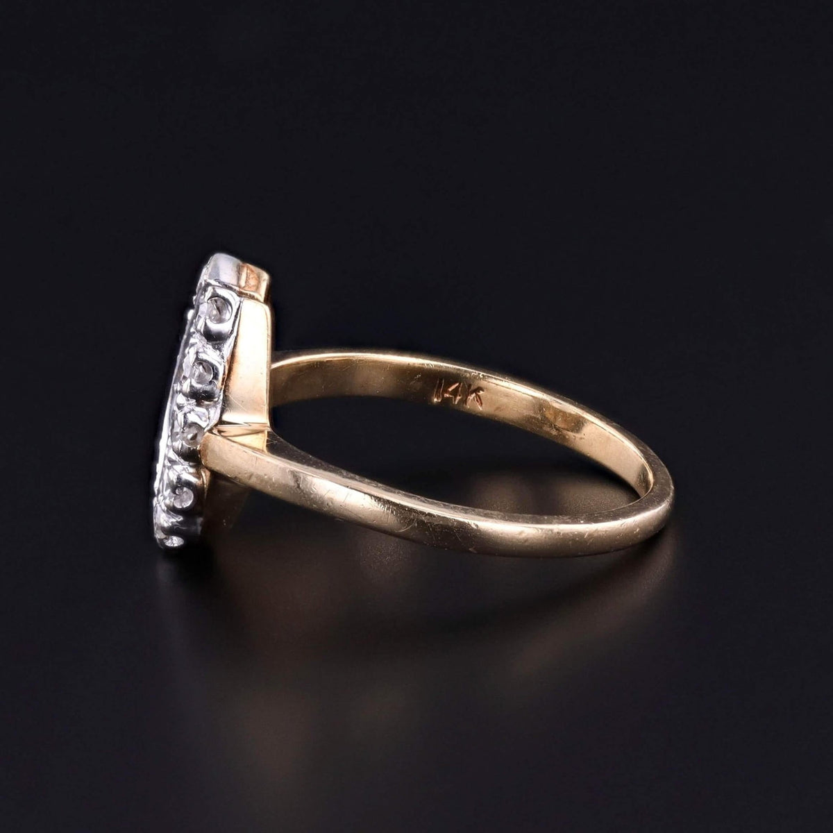 Vintage Horseshoe Ring of 14k Gold - Trademark Antiques