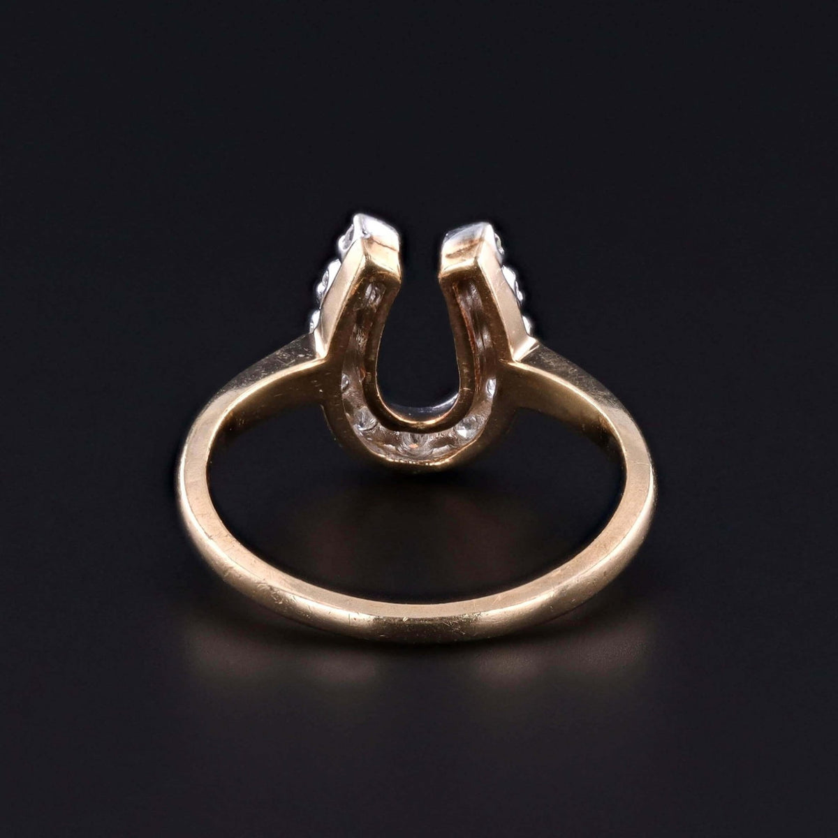 Vintage Horseshoe Ring of 14k Gold - Trademark Antiques