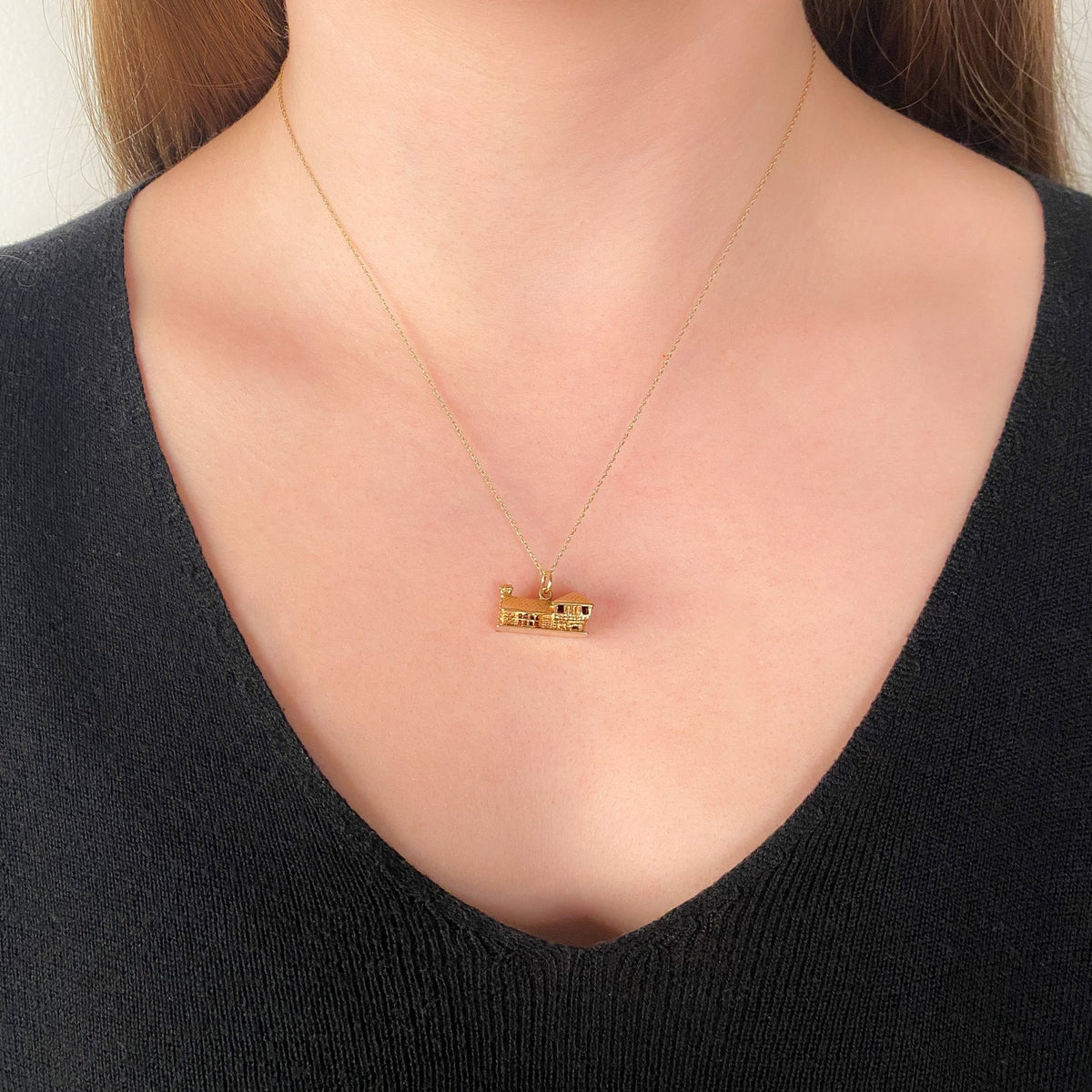 Vintage House Charm of 14k Gold - Trademark Antiques