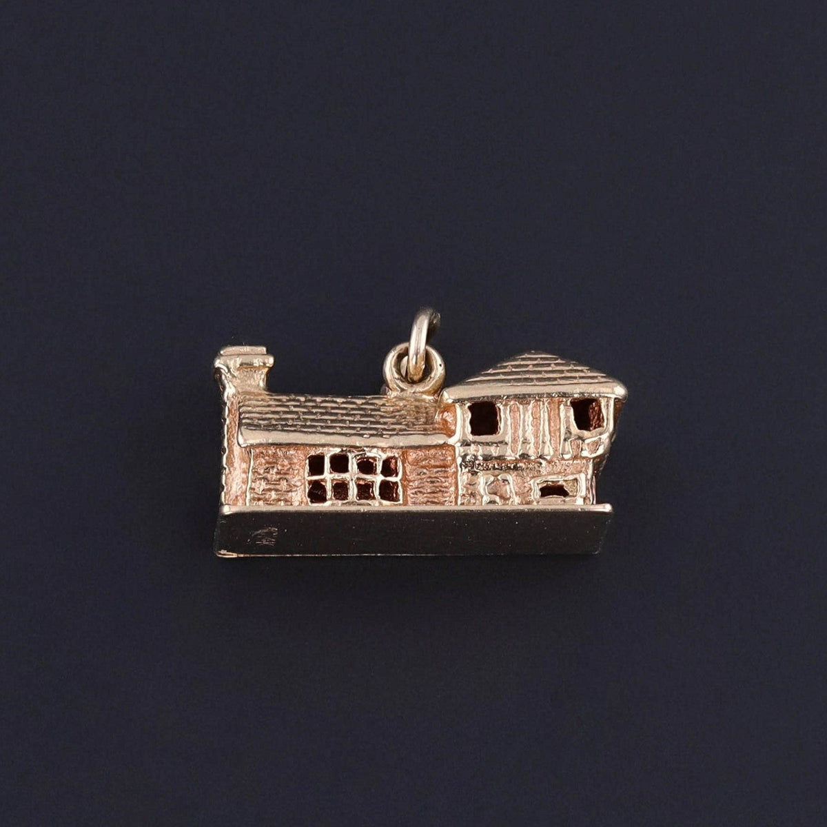 Vintage House Charm of 14k Gold - Trademark Antiques
