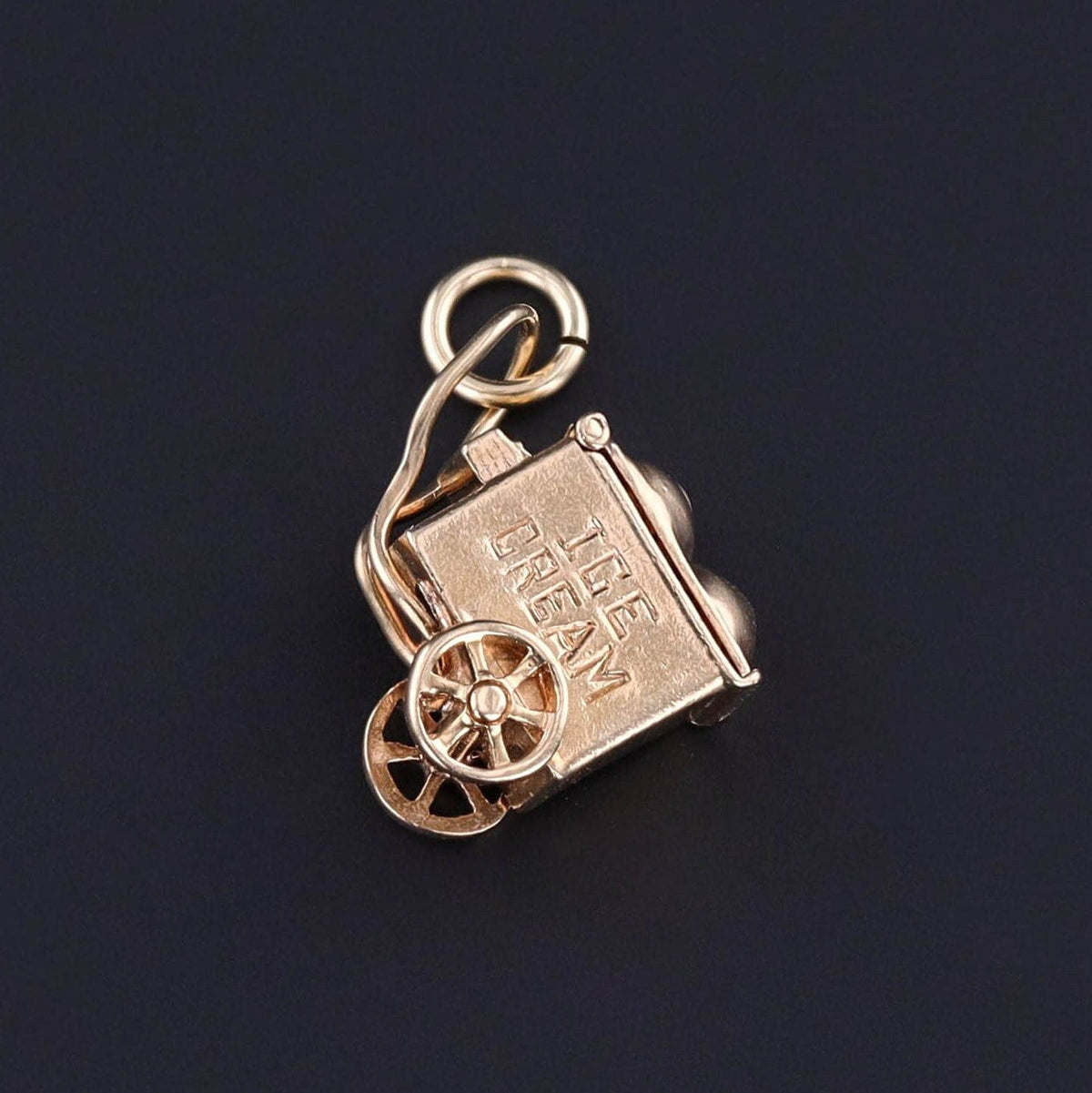 Vintage Ice Cream Charm of 10k Gold - Trademark Antiques