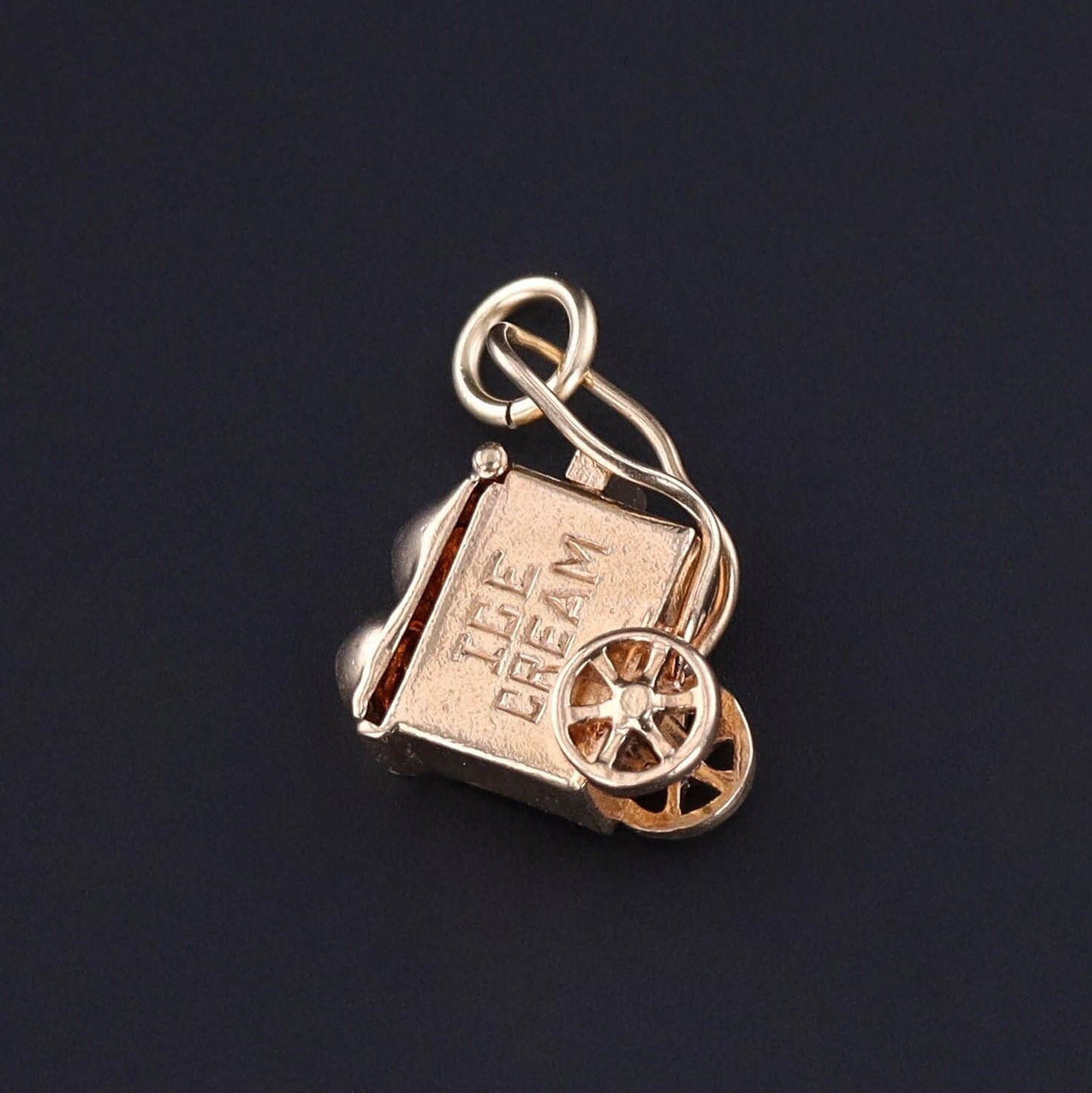 Vintage Ice Cream Charm of 10k Gold - Trademark Antiques