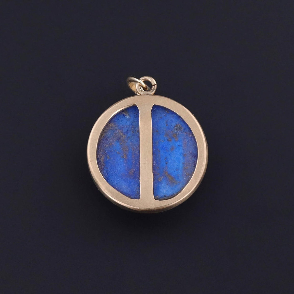 Vintage Lapis Lazuli Star Pendant of 18k Gold - Trademark Antiques