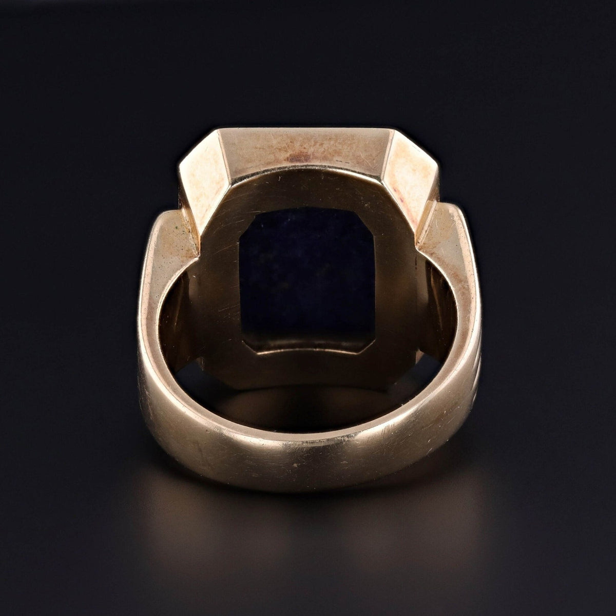 Vintage Lapis Ring of 14k Gold - Trademark Antiques