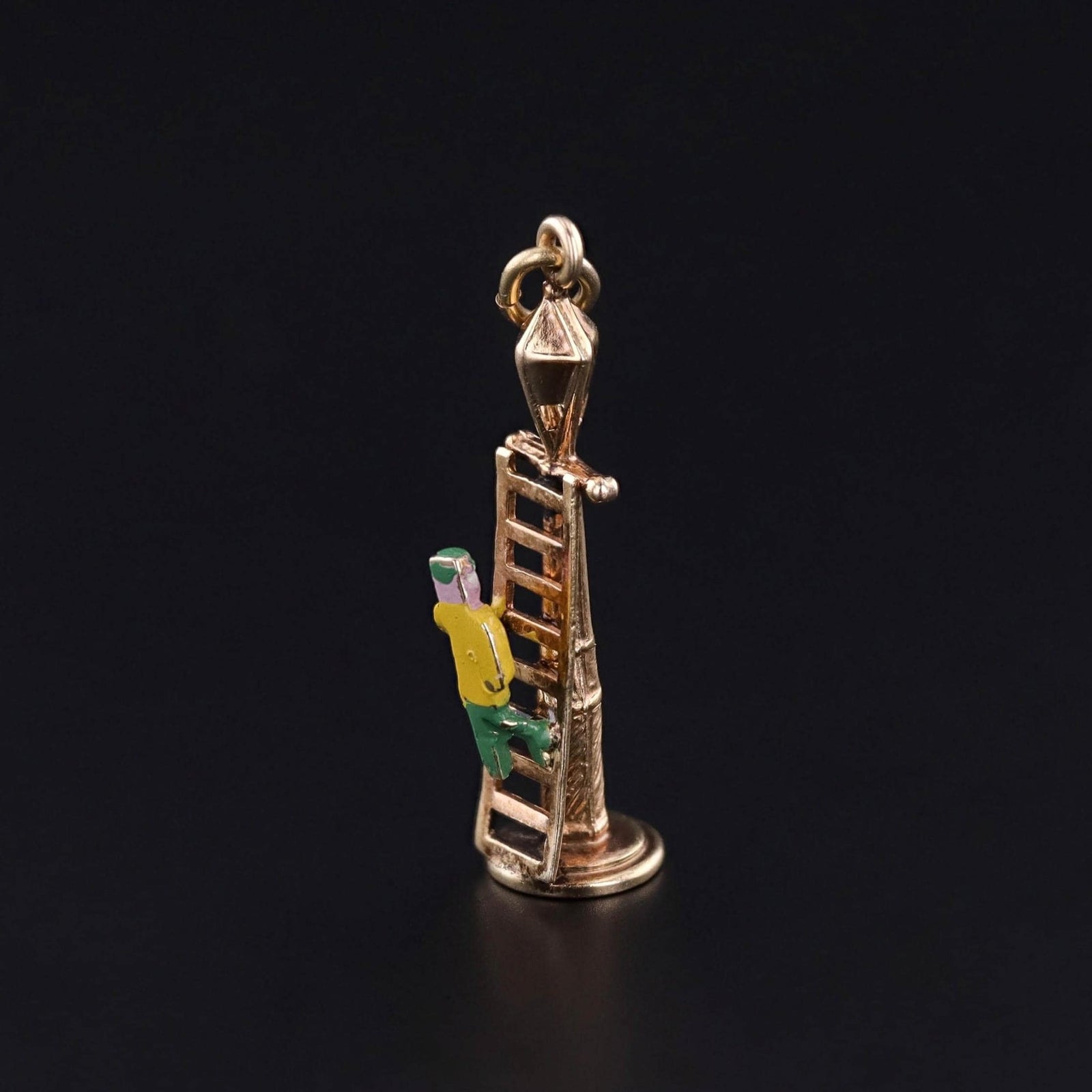 Vintage Laplighter Charm of 14k Gold - Trademark Antiques