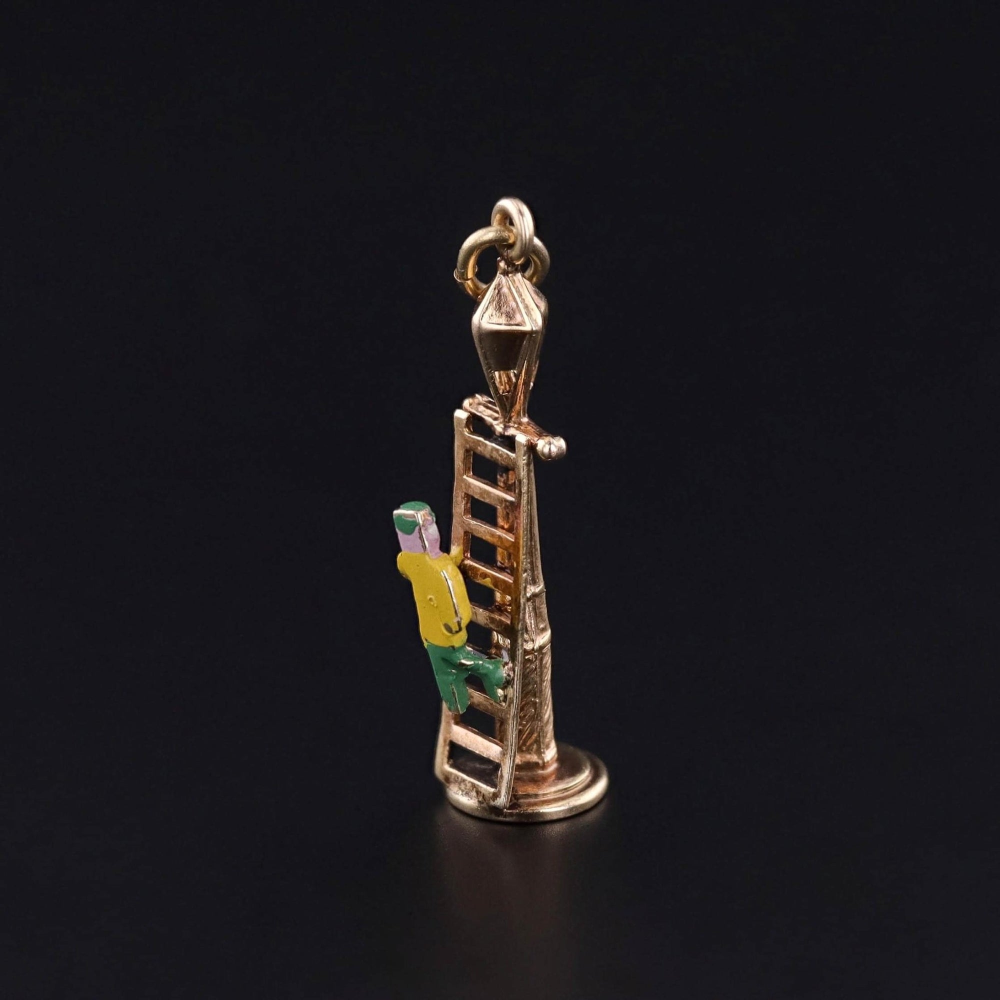 Vintage Laplighter Charm of 14k Gold - Trademark Antiques