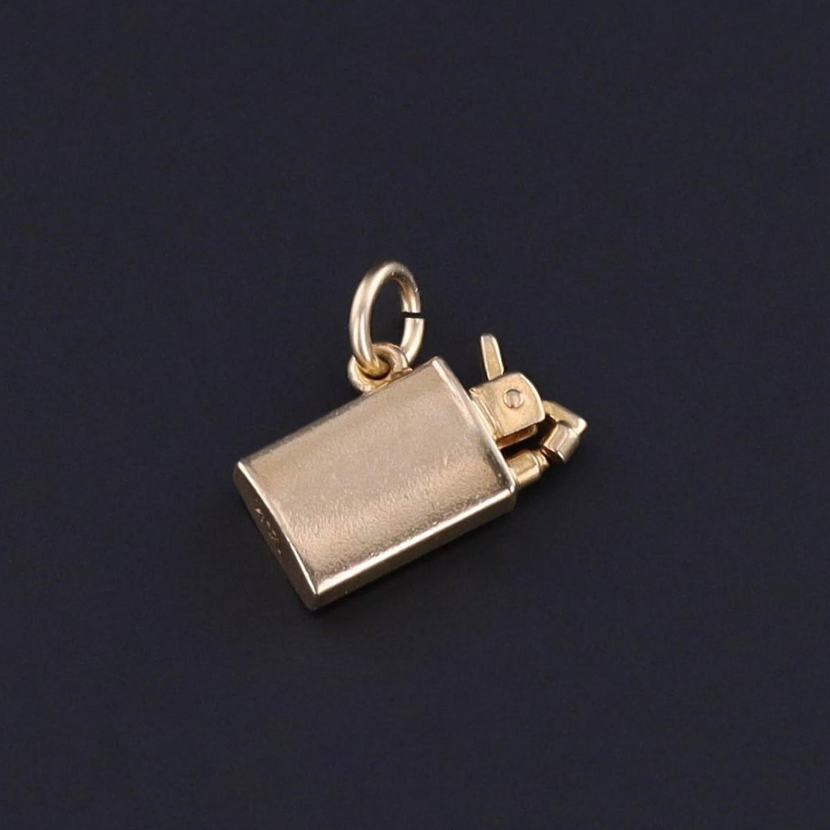 Vintage Lighter Charm of 14k Gold - Trademark Antiques