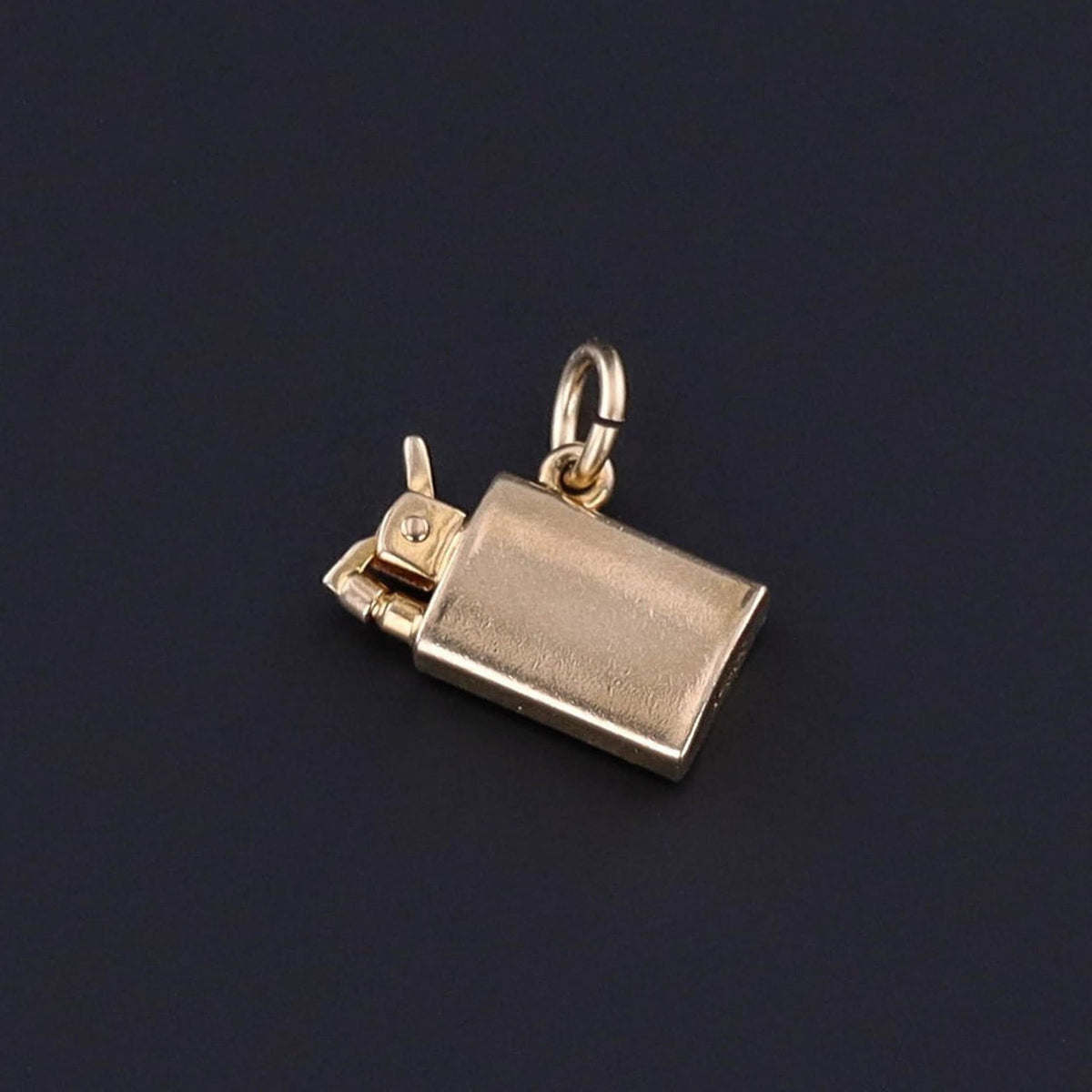 Vintage Lighter Charm of 14k Gold - Trademark Antiques