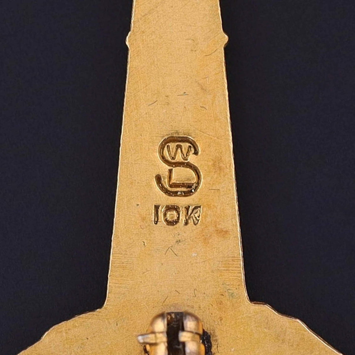 Vintage Lighthouse Brooch of 10k Gold - Trademark Antiques