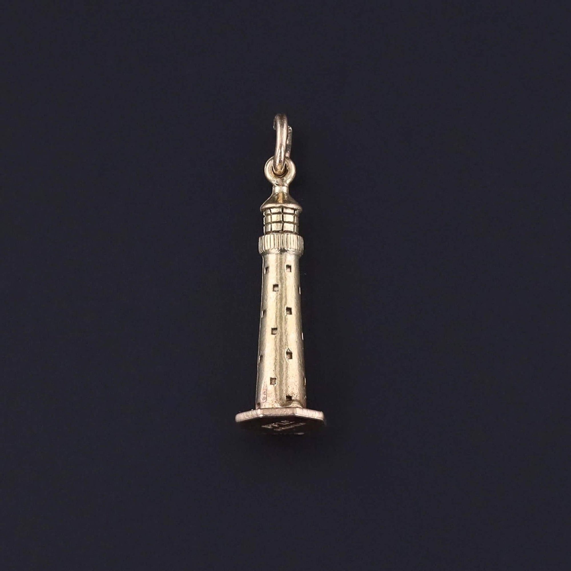 Vintage Lighthouse Charm of 9ct Gold - Trademark Antiques