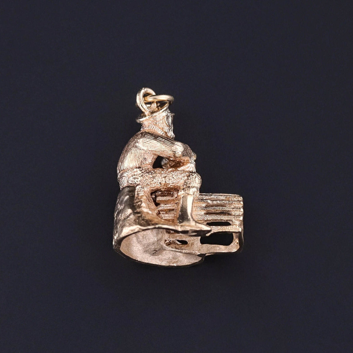 Vintage Lobsterman Charm of 10k Gold - Trademark Antiques