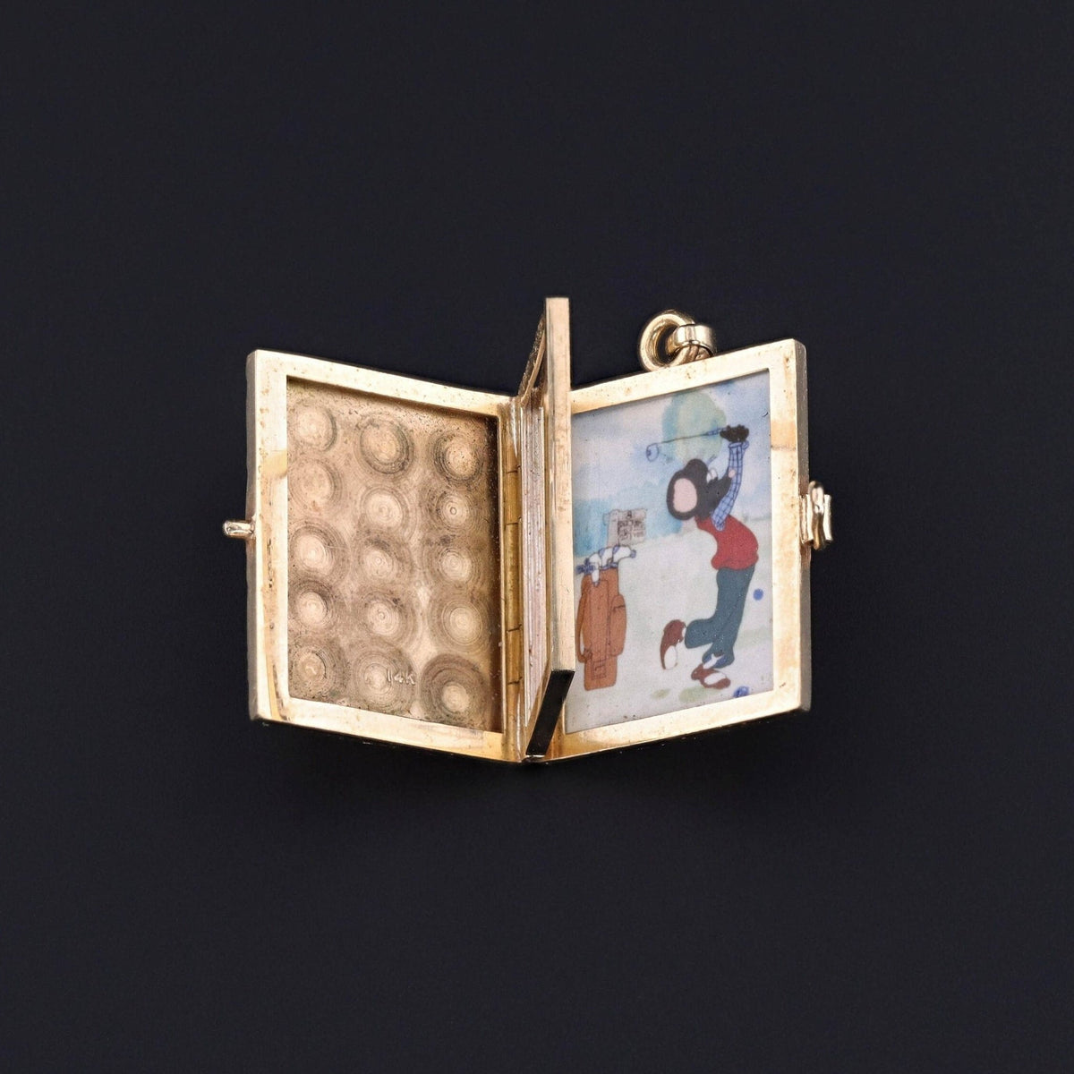 Vintage Locket of 14k Gold - Trademark Antiques