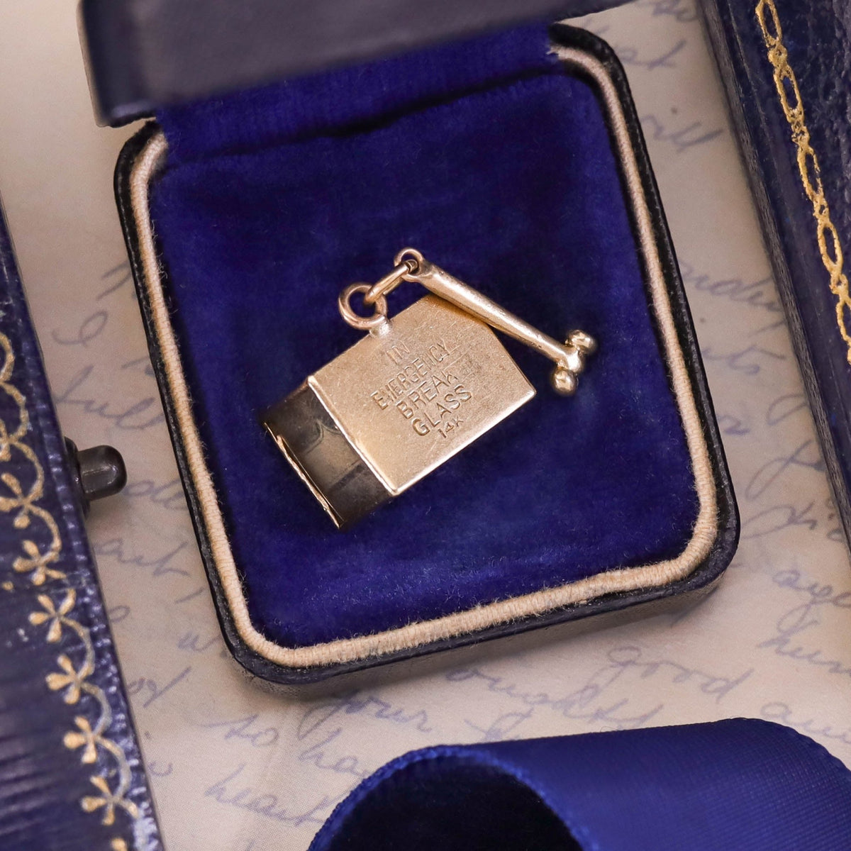 Vintage Mad Money Charm of 14k Gold - Trademark Antiques