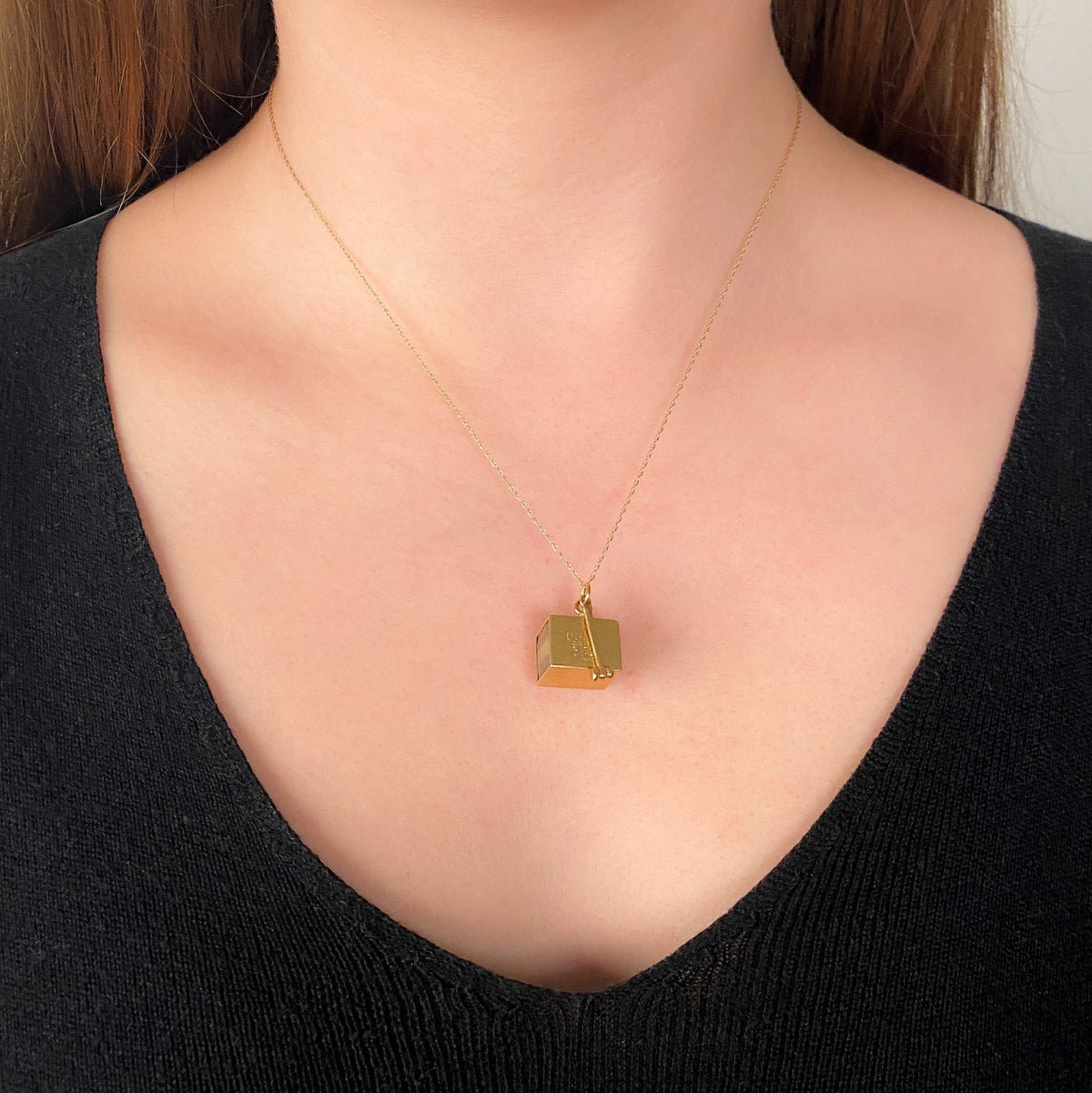 Vintage Mad Money Charm of 14k Gold - Trademark Antiques