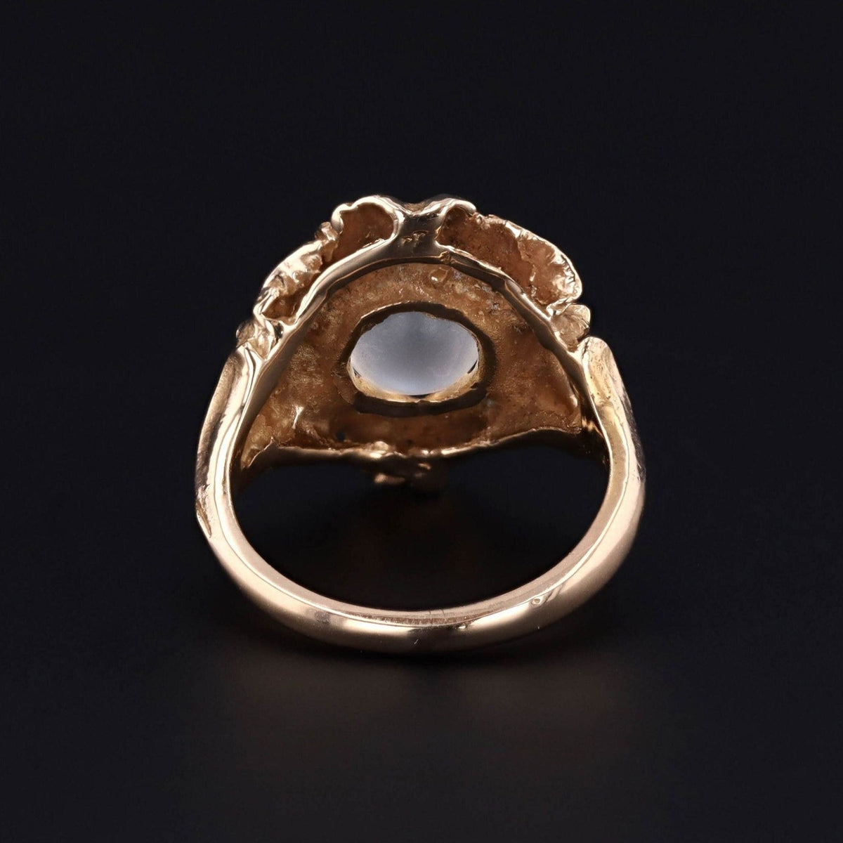 Vintage Moonstone Ring of 14k Gold - Trademark Antiques