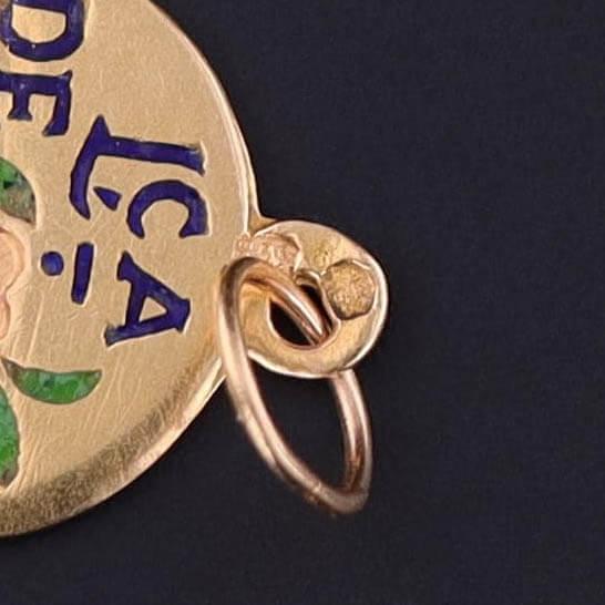 Vintage Mother's Charm of 19ct Gold - Trademark Antiques