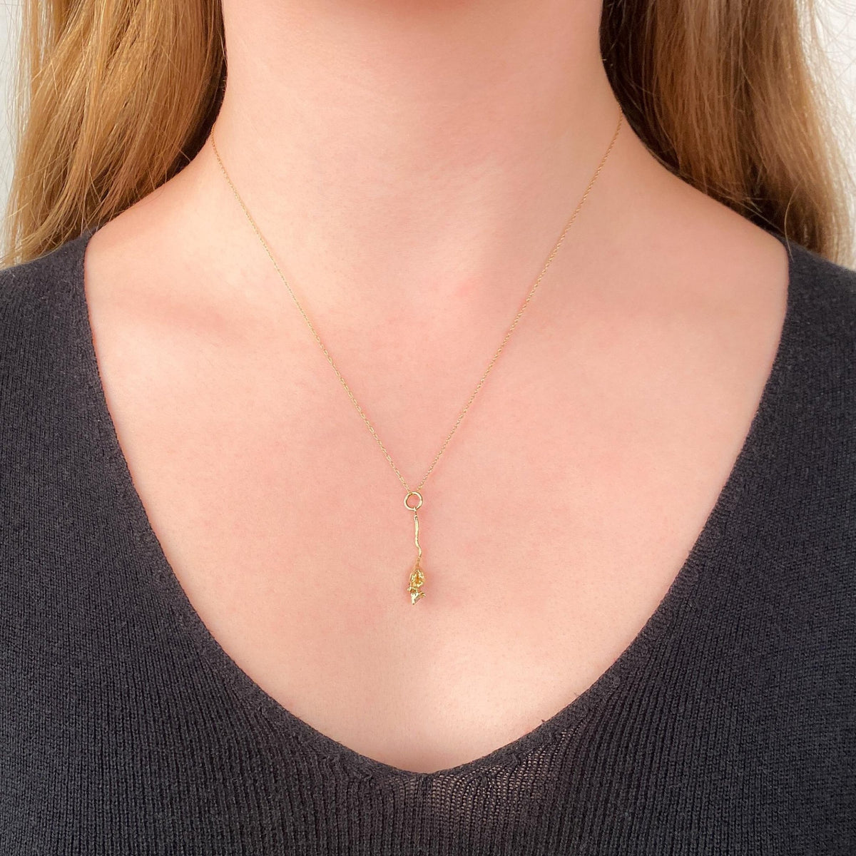 Vintage Mouse Charm of 14k Gold - Trademark Antiques