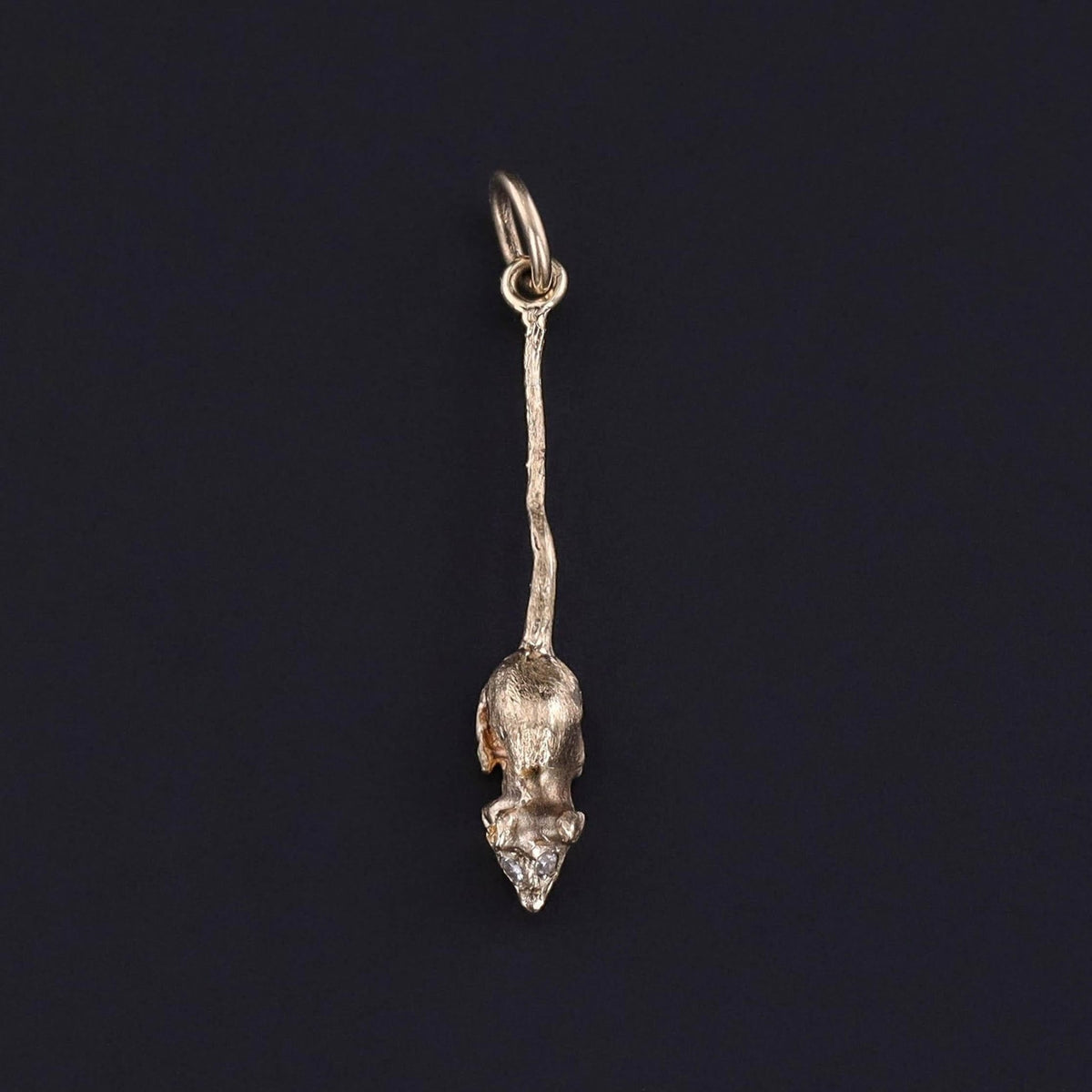 Vintage Mouse Charm of 14k Gold - Trademark Antiques