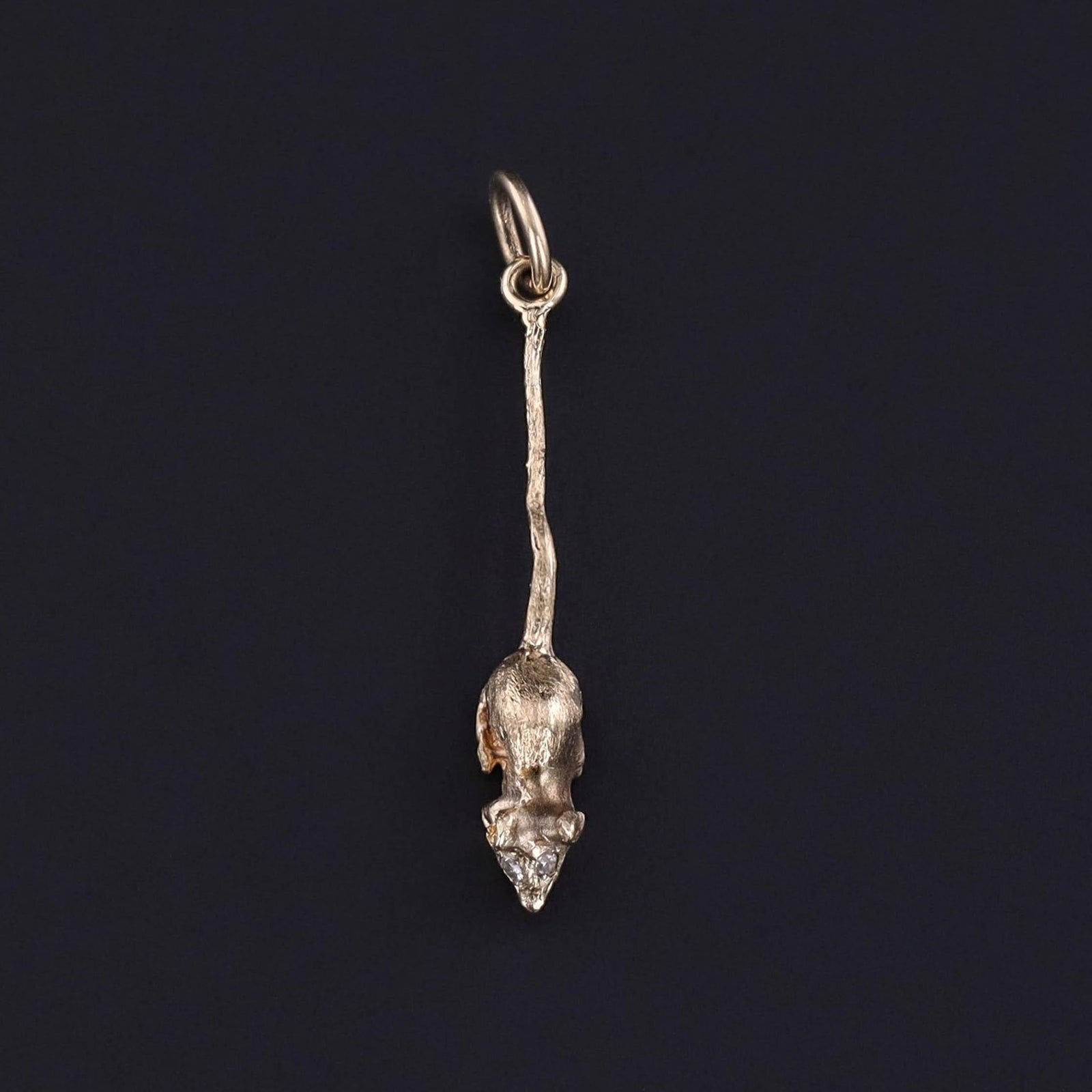 Vintage Mouse Charm of 14k Gold - Trademark Antiques