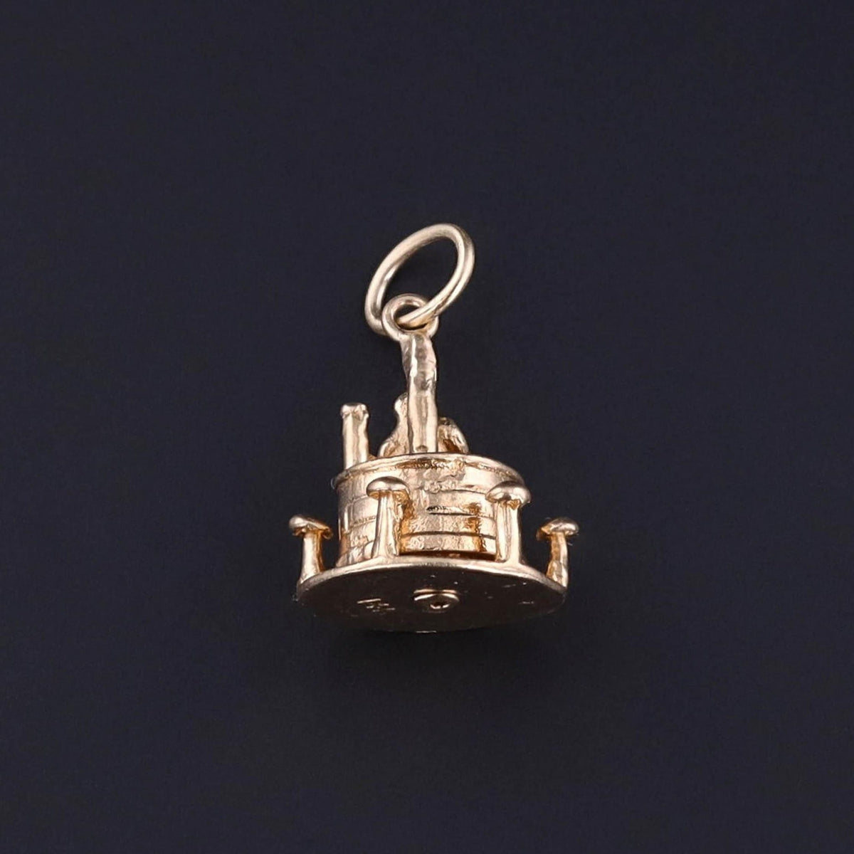 Vintage Movable Bartender Charm of 14k Gold - Trademark Antiques