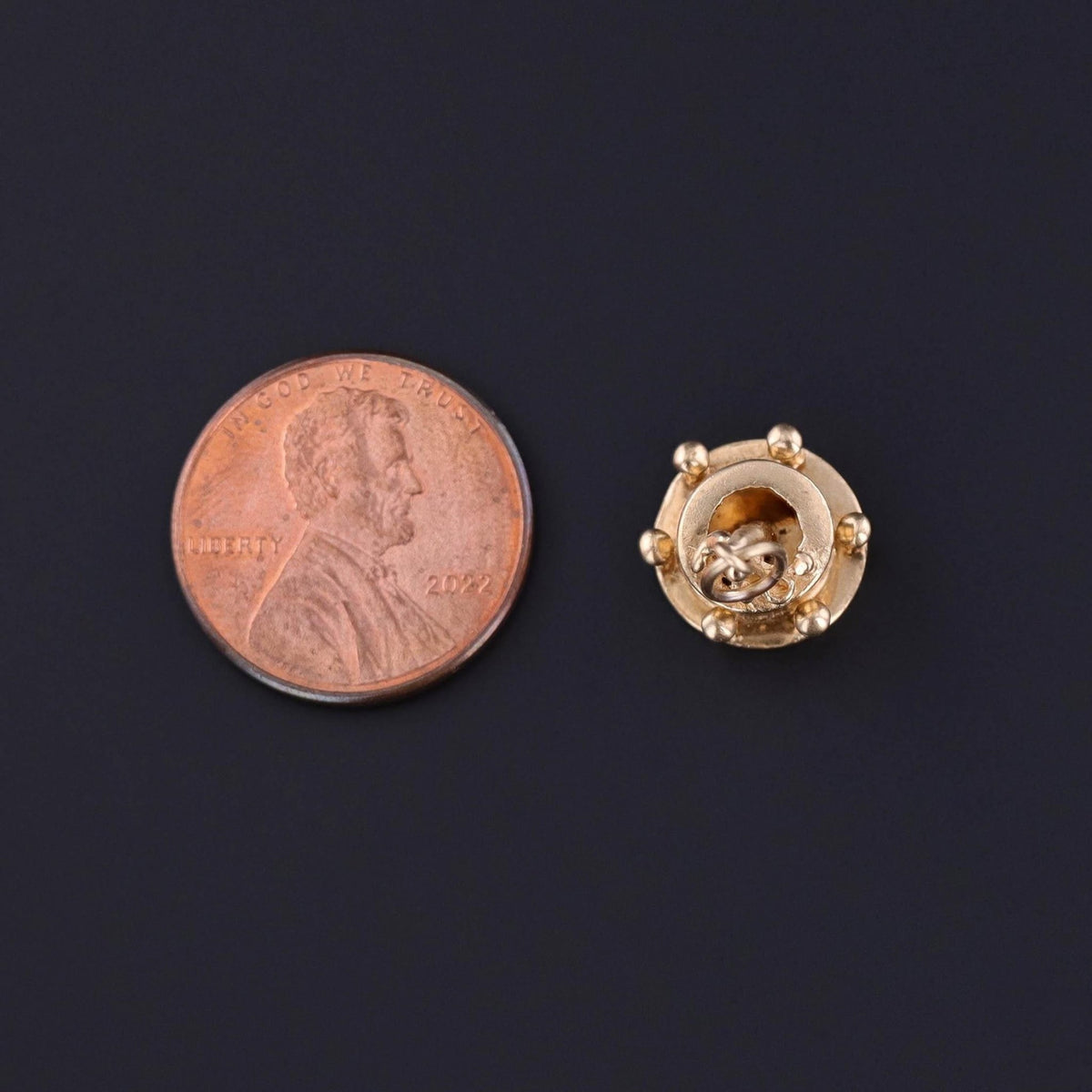 Vintage Movable Bartender Charm of 14k Gold - Trademark Antiques