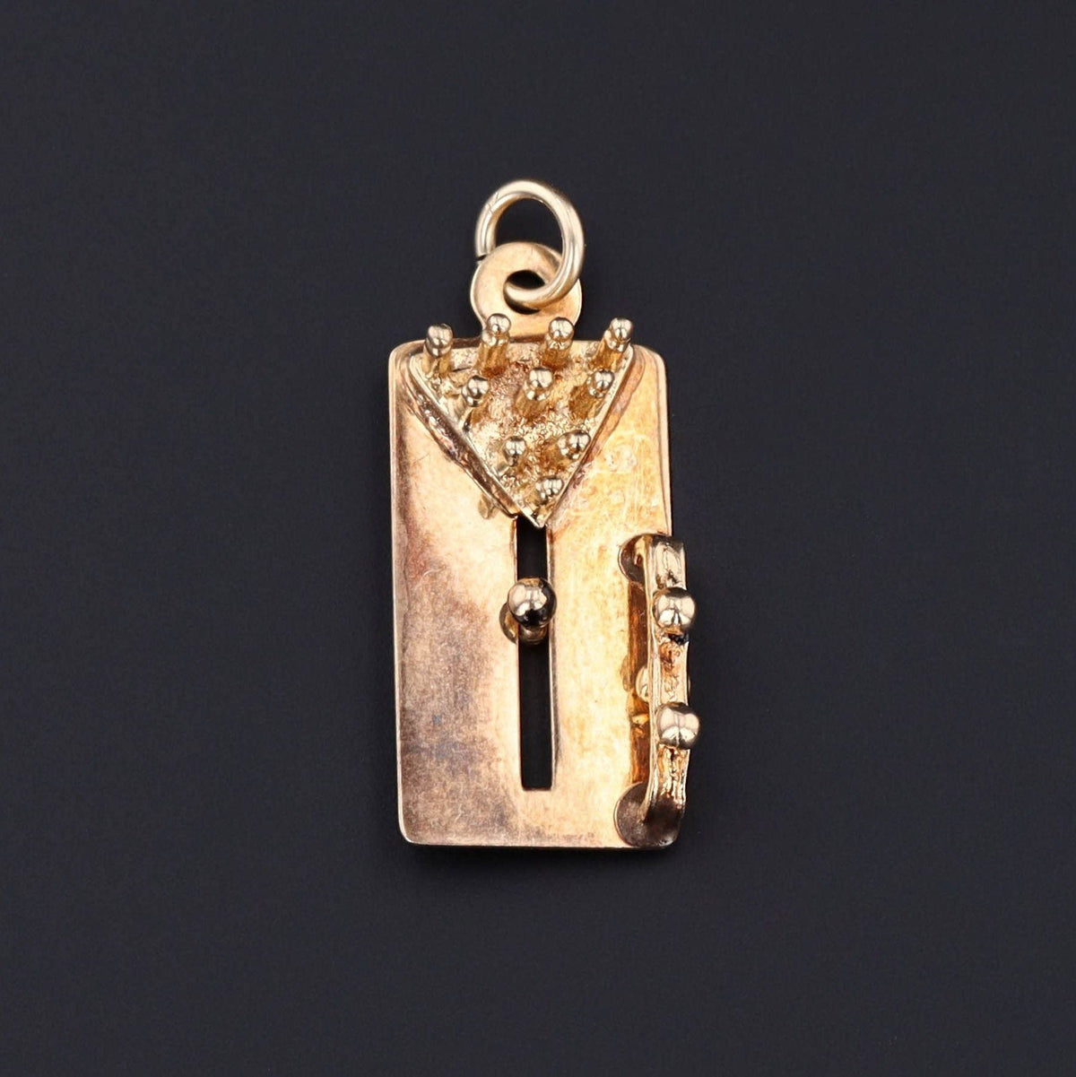 Vintage Moveable Bowling Charm of 14k Gold - Trademark Antiques