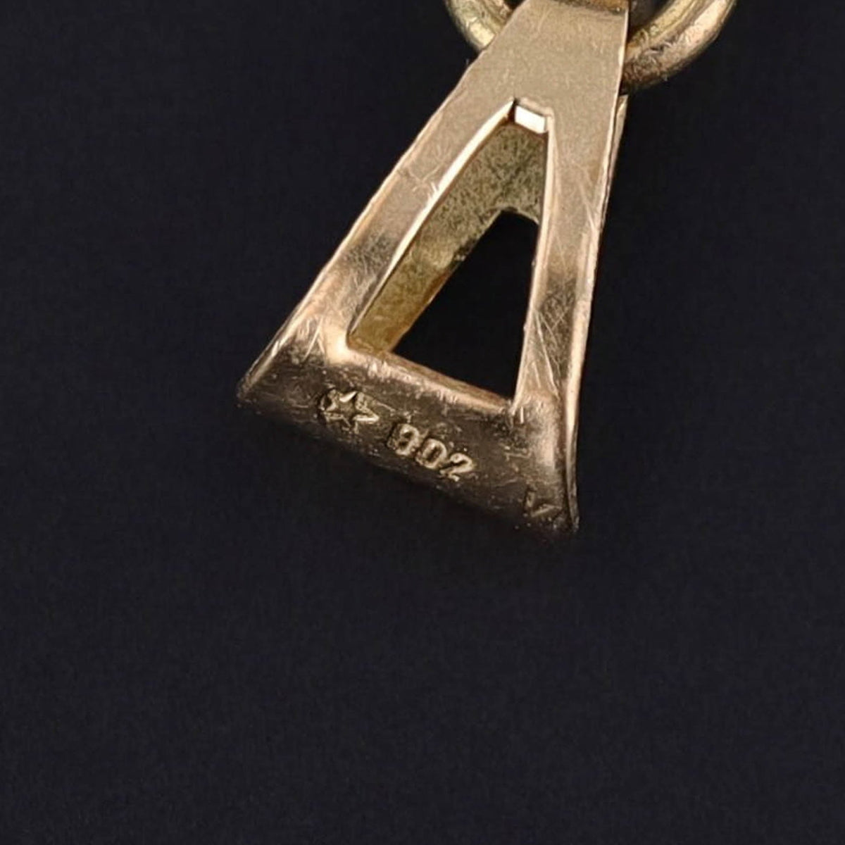 Vintage Moveable Gemstone Person Pendant of 18k Gold - Trademark Antiques