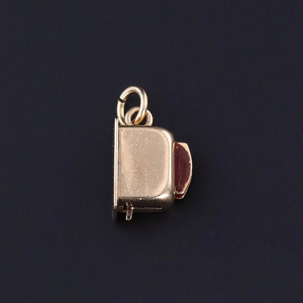 Vintage Moveable Toaster Charm of 14k Gold - Trademark Antiques