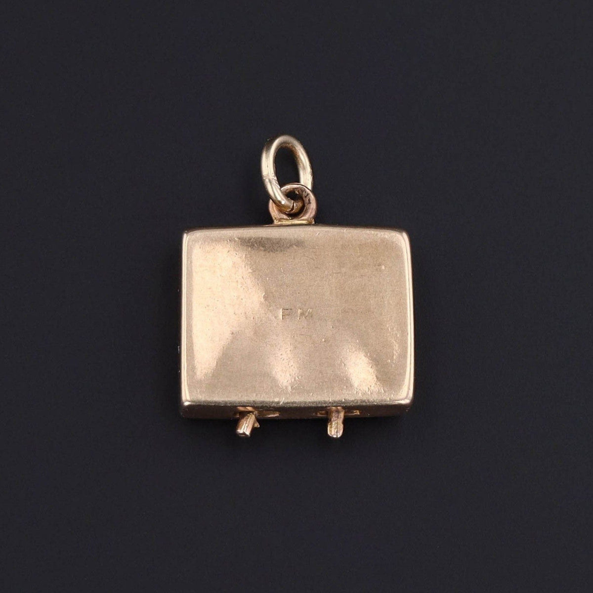 Vintage Movebale Punch and Judy Pendant of 9ct Gold - Trademark Antiques