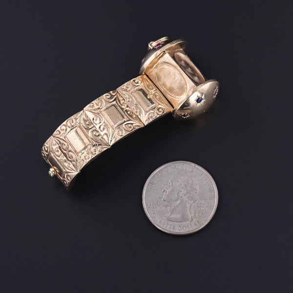 Vintage Multi Photo Locket of 14k Gold - Trademark Antiques