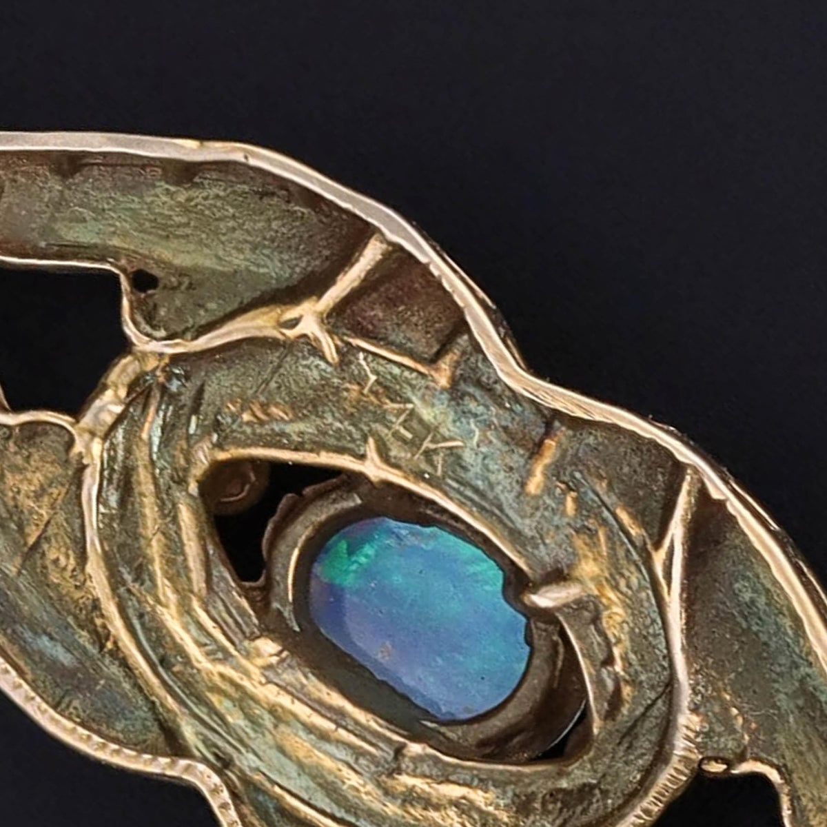 Vintage Opal Pendant of 14k Gold - Trademark Antiques