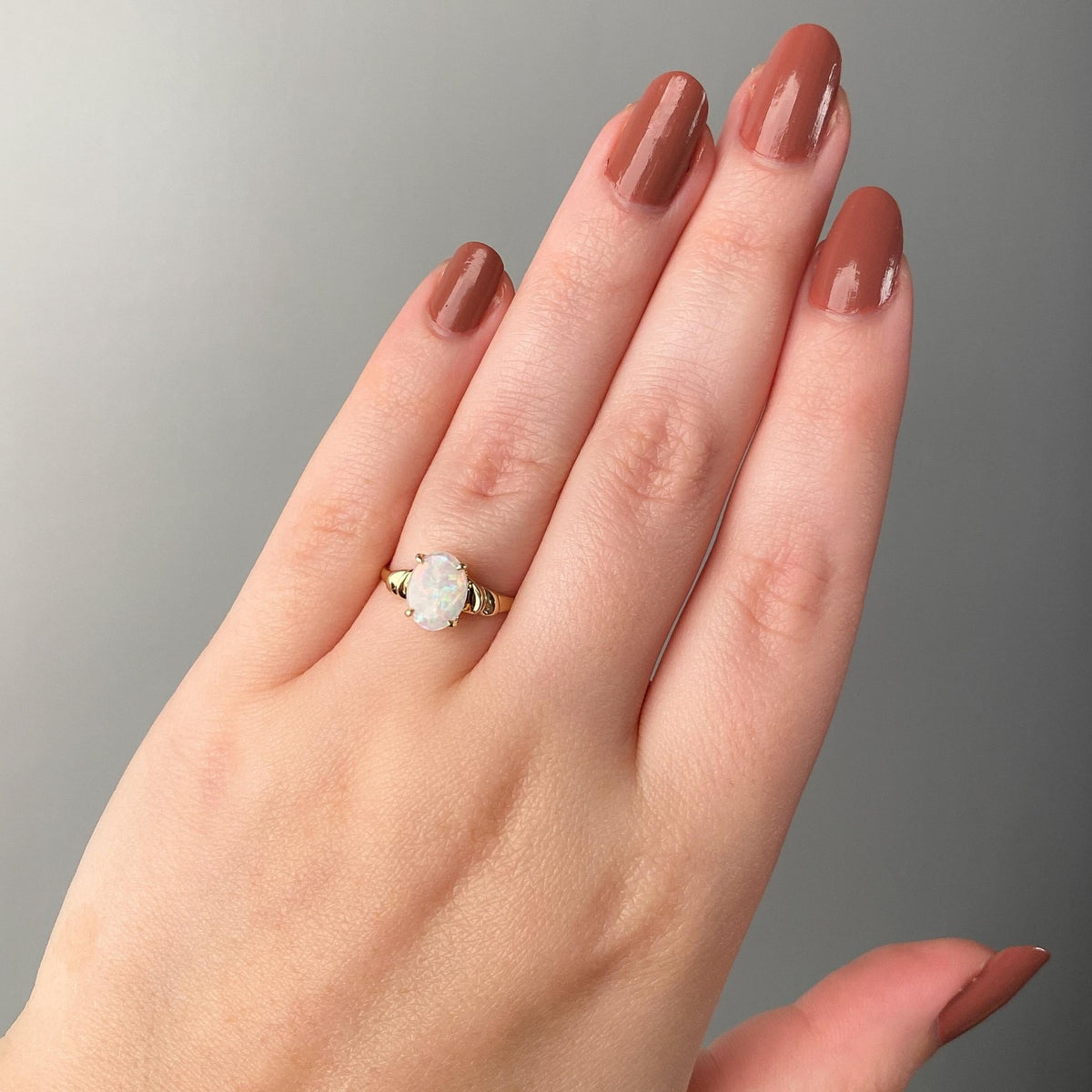 Vintage Opal Ring of 14k Gold - Trademark Antiques