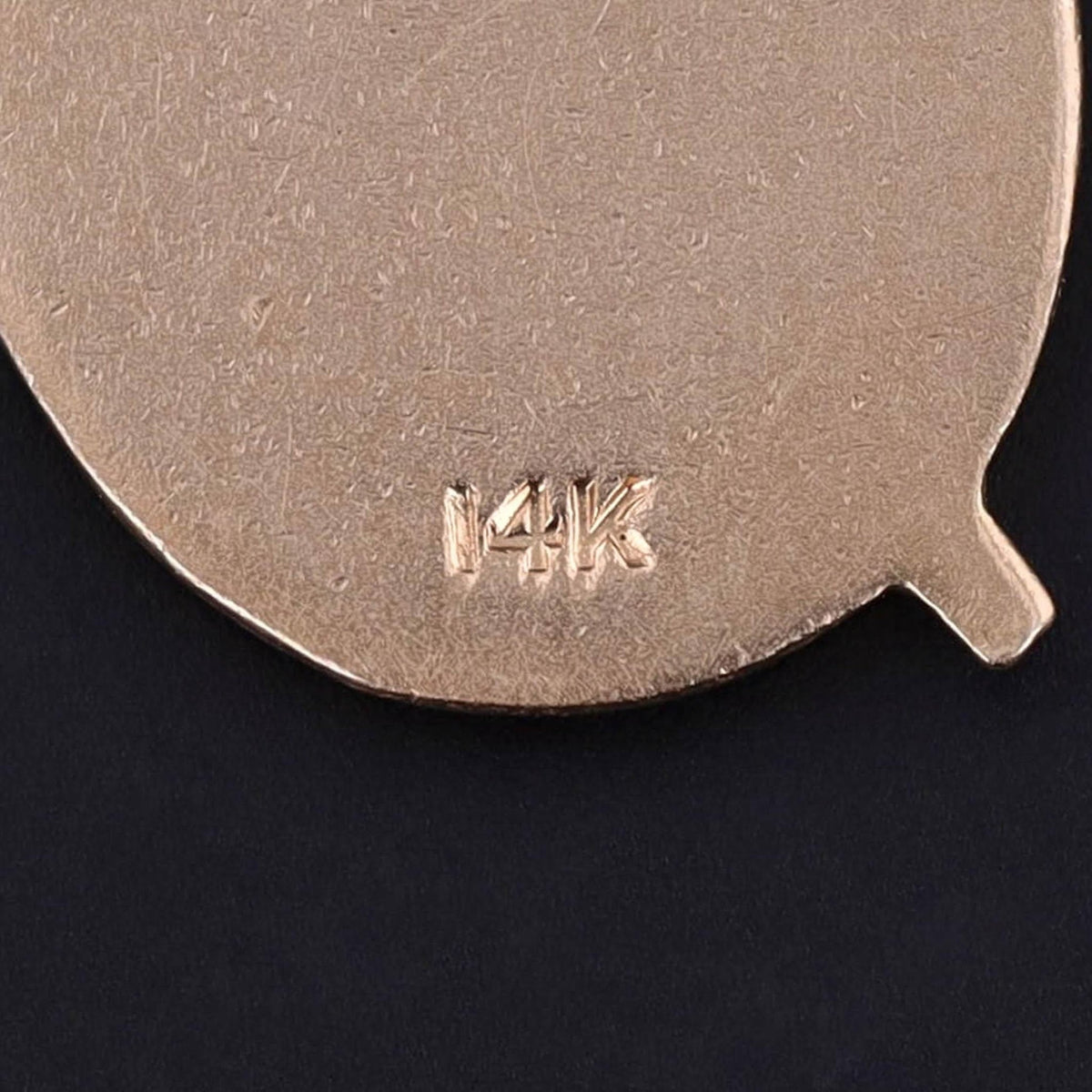 Vintage Painter&#39;s Palette Charm of 14k Gold - Trademark Antiques