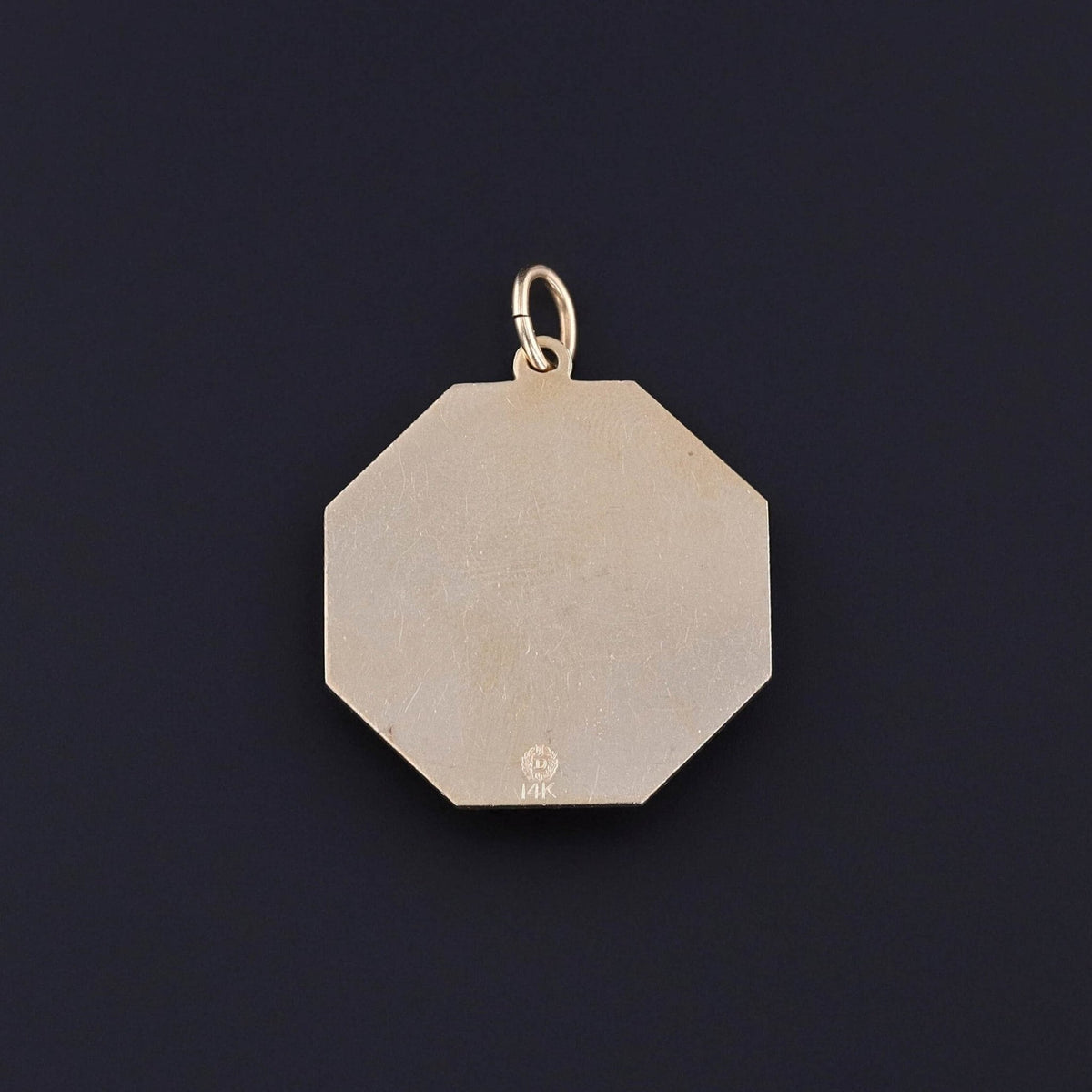 Vintage Palette Pendant of 14k Gold by Dankner - Trademark Antiques