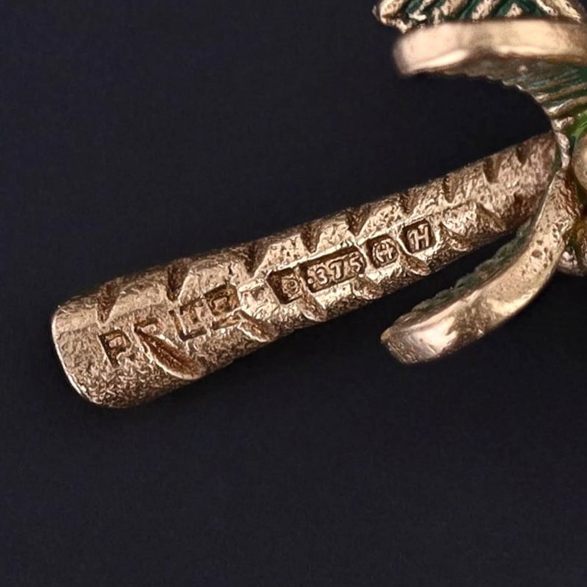 Vintage Palm Tree Charm of 10k Gold - Trademark Antiques