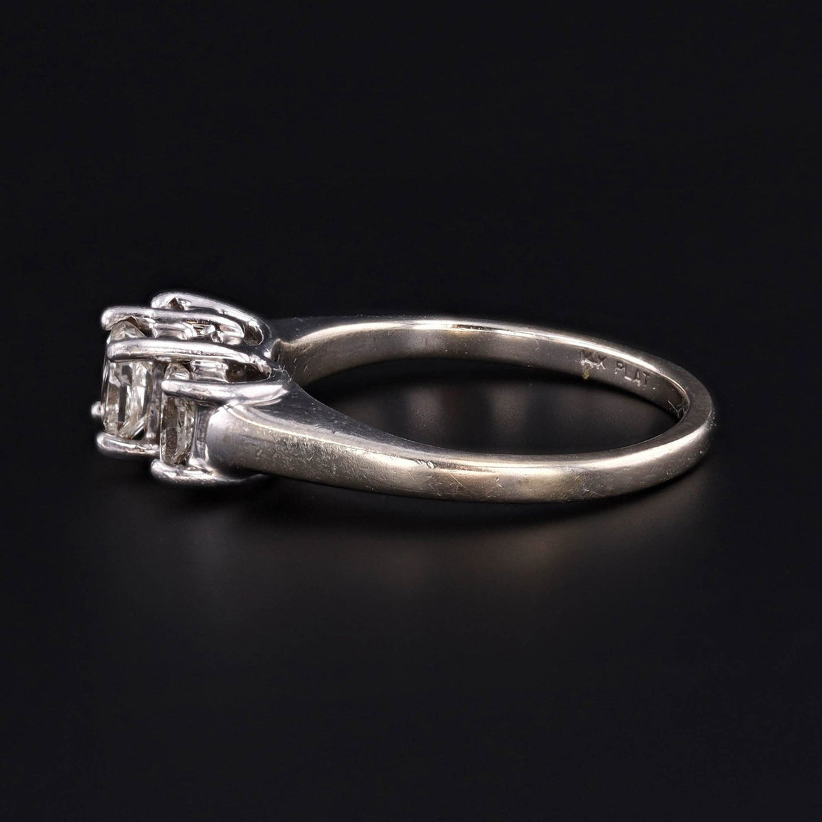 Vintage Past Present and Future Diamond Ring - Trademark Antiques