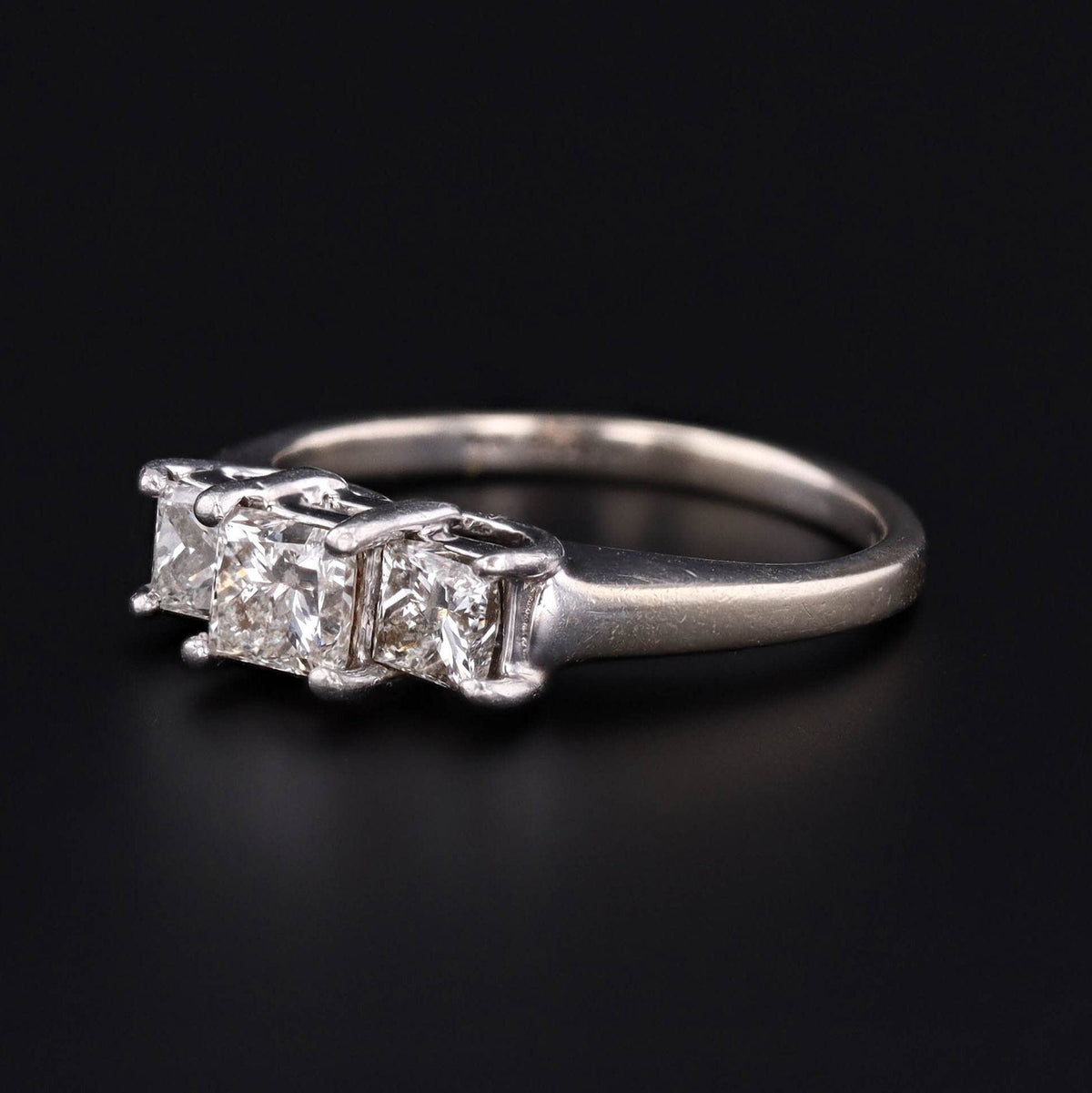 Vintage Past Present and Future Diamond Ring - Trademark Antiques