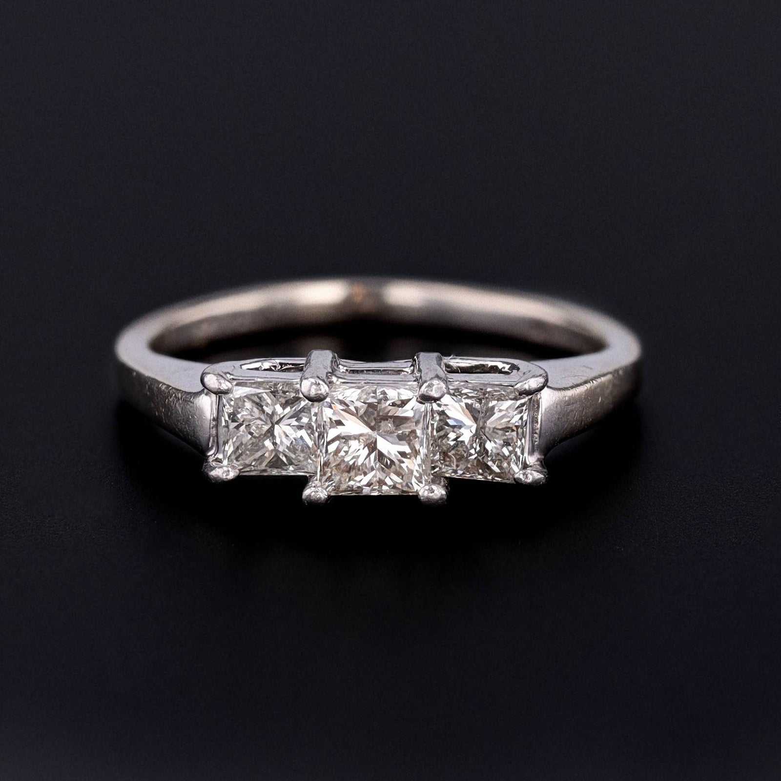 Vintage Past Present and Future Diamond Ring - Trademark Antiques