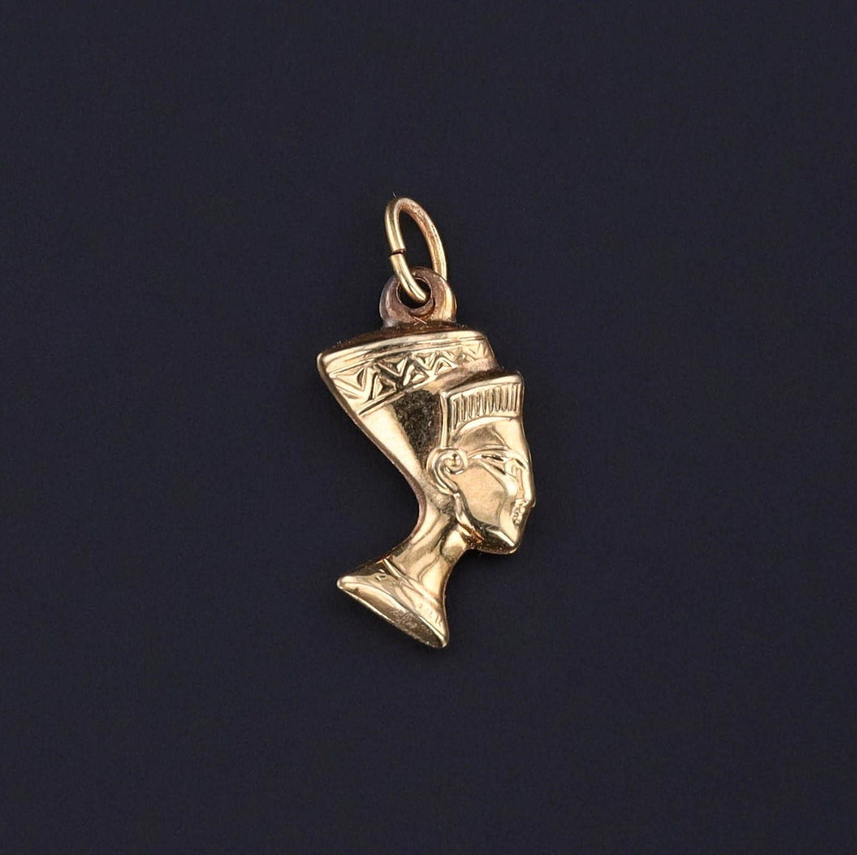 Vintage Pharaoh Charm of 14k Gold - Trademark Antiques