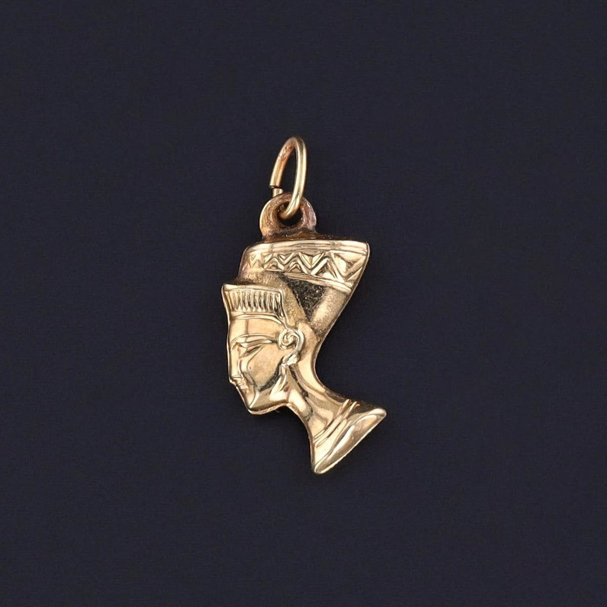 Vintage Pharaoh Charm of 14k Gold - Trademark Antiques