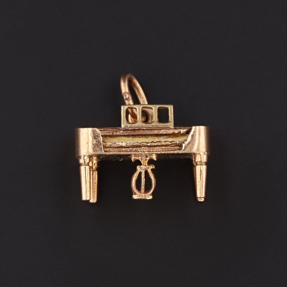 Vintage Piano Charm of 14k Gold - Trademark Antiques