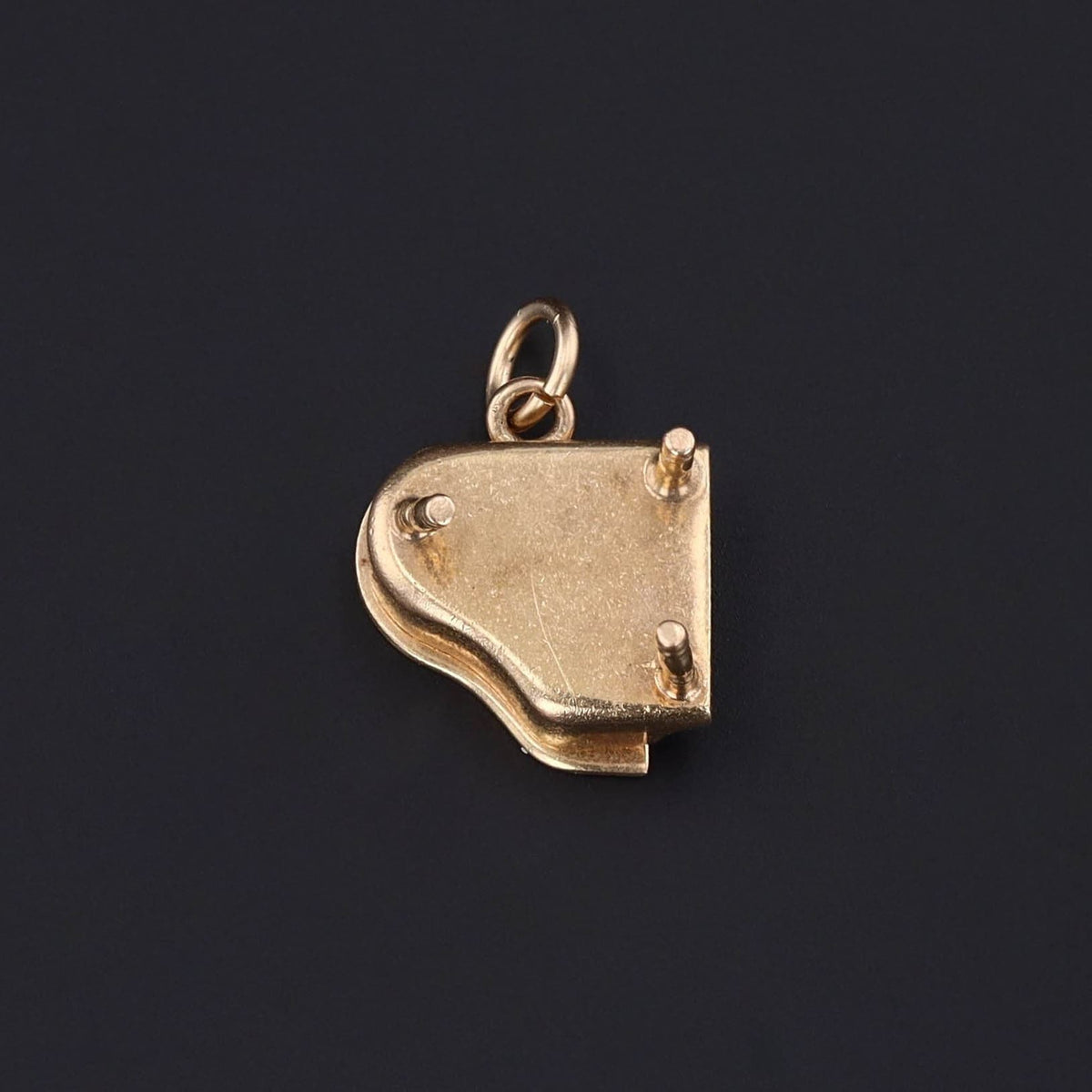 Vintage Piano with Enamel Charm of 14k Gold - Trademark Antiques