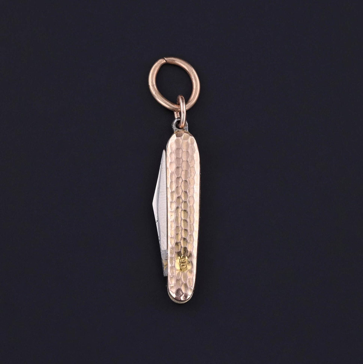 Vintage Pocket Knife Pendant of 9ct Gold - Trademark Antiques