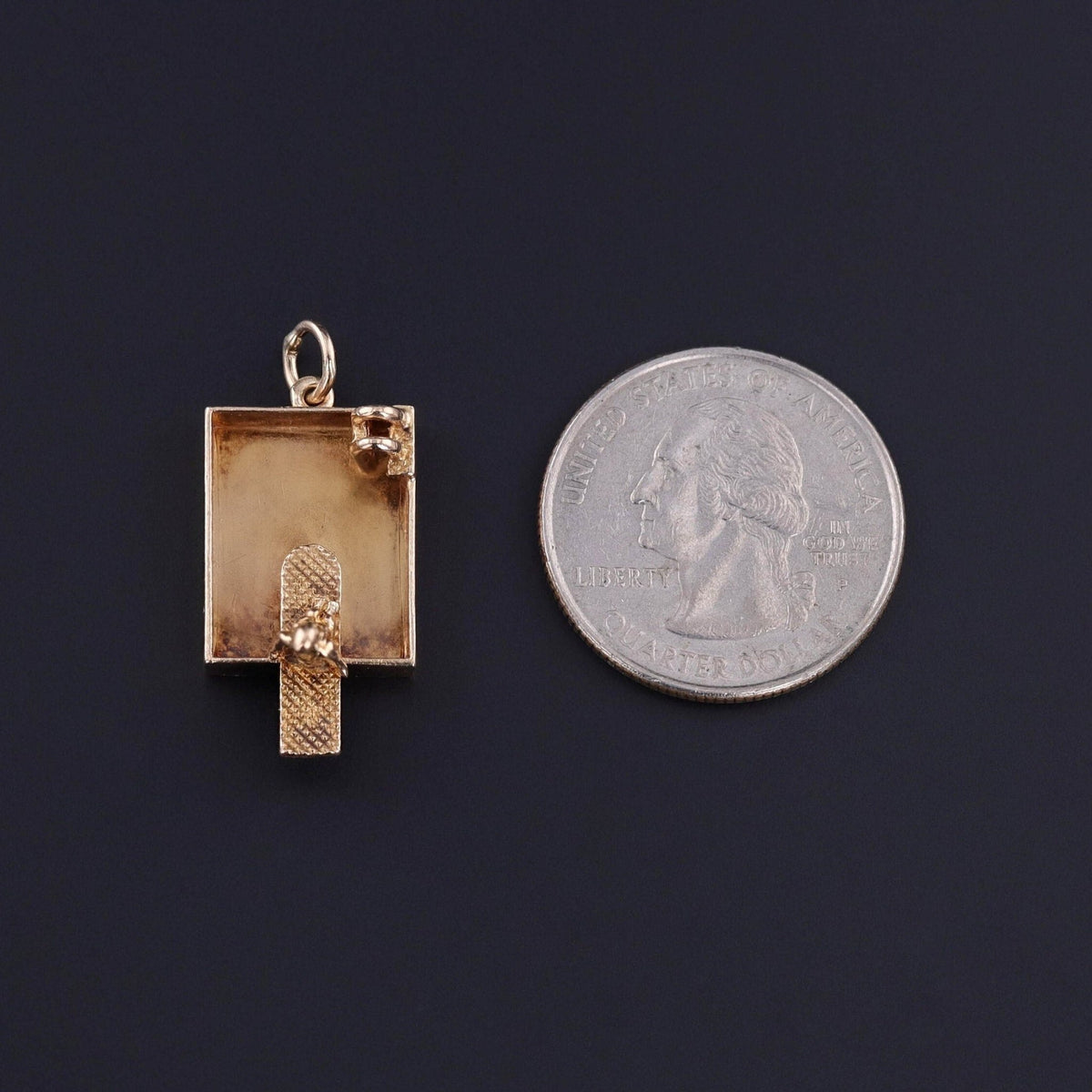 Vintage Pool Charm of 14k Gold - Trademark Antiques