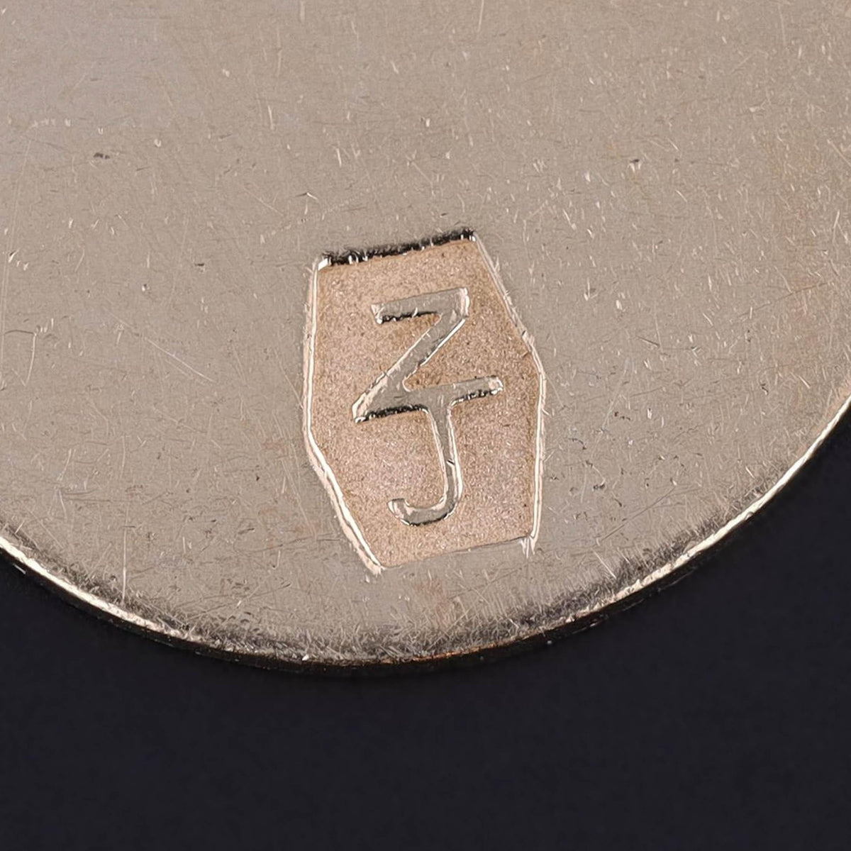 Vintage Qu&#39; Hier Que Demain Pendant of 14k Gold - Trademark Antiques