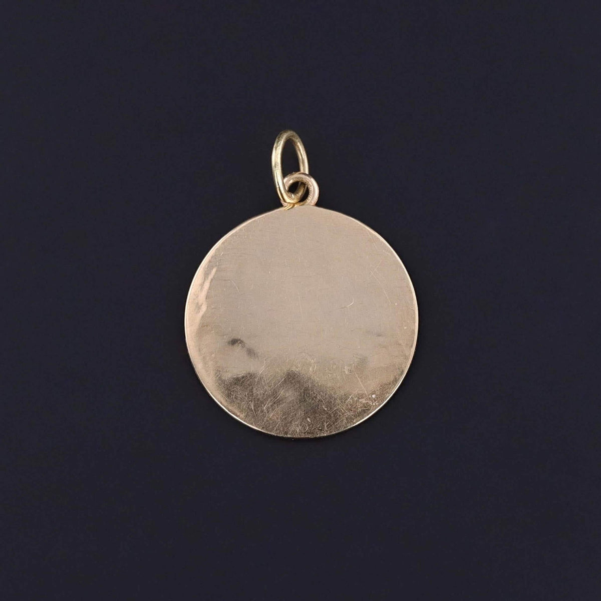 Vintage Qu&#39;hier Que Demain Pendant of 14k Gold - Trademark Antiques