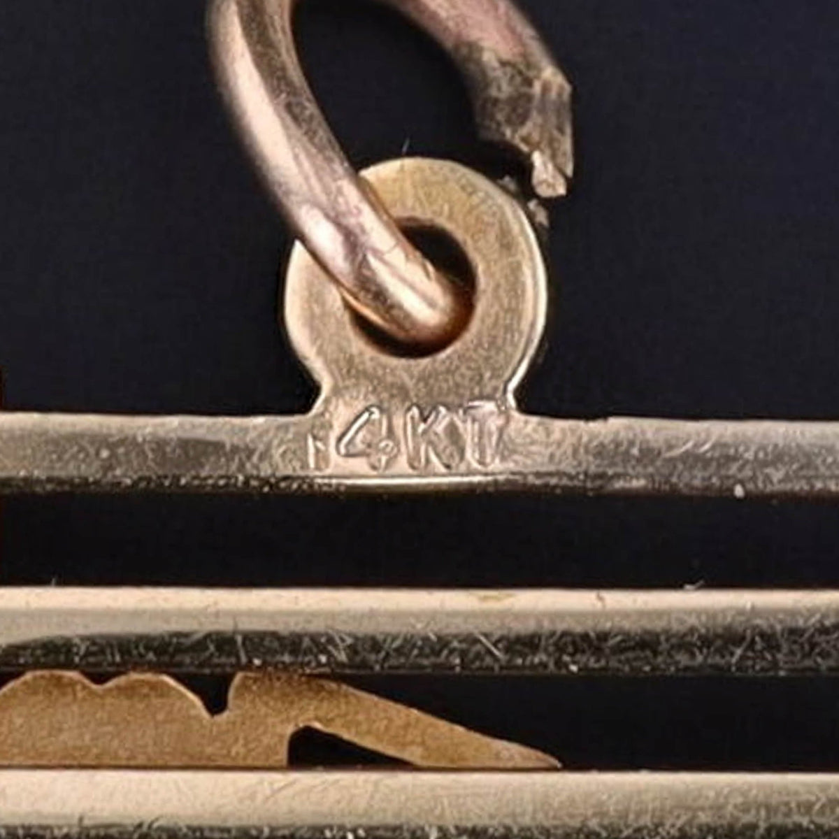 Vintage Rock n Roll Charm of 14k Gold - Trademark Antiques