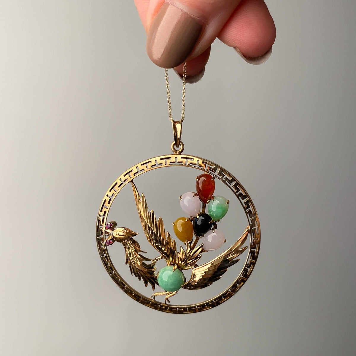 Vintage Rooster Pendant of 14k Gold - Trademark Antiques