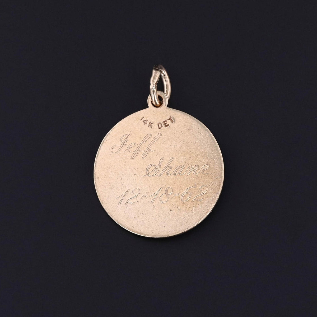 Vintage Sagittarius Zodiac Charm of 14k Gold - Trademark Antiques